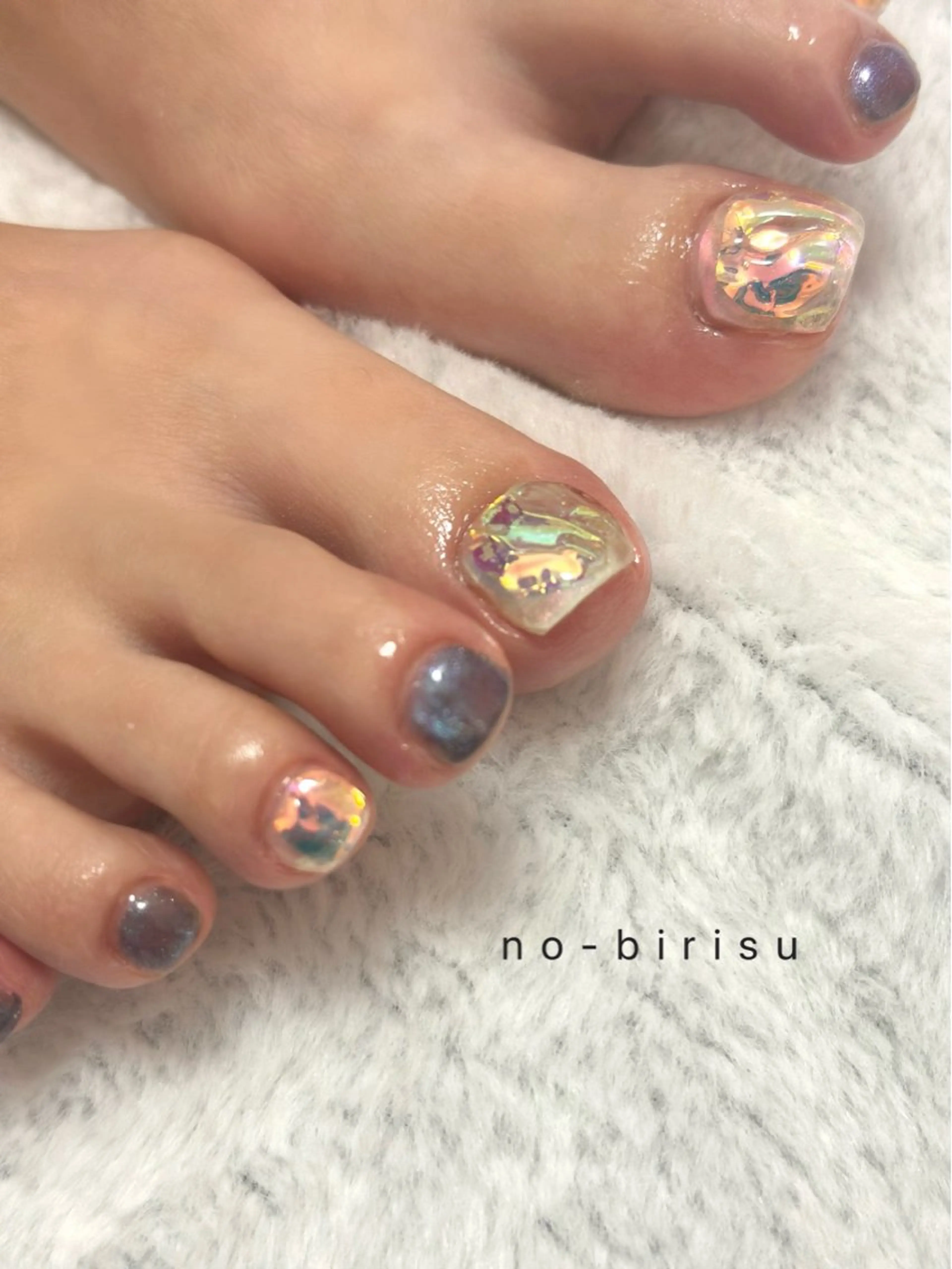 ネイル フットネイル no-birisu nailのネイルデザイン