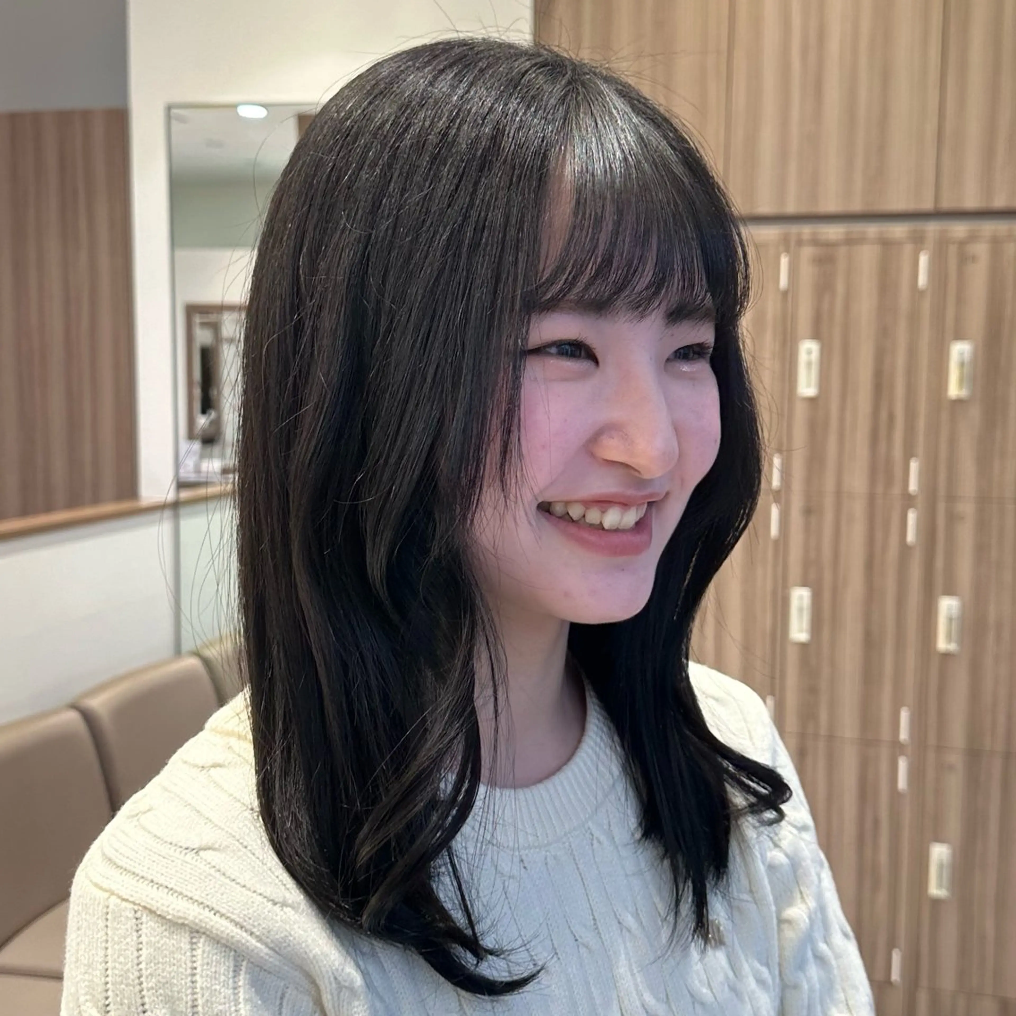 ミディアム カラー ヘアカラー 𓍯暖色/韓国風 田中沙羅‎𓍯のヘアスタイル