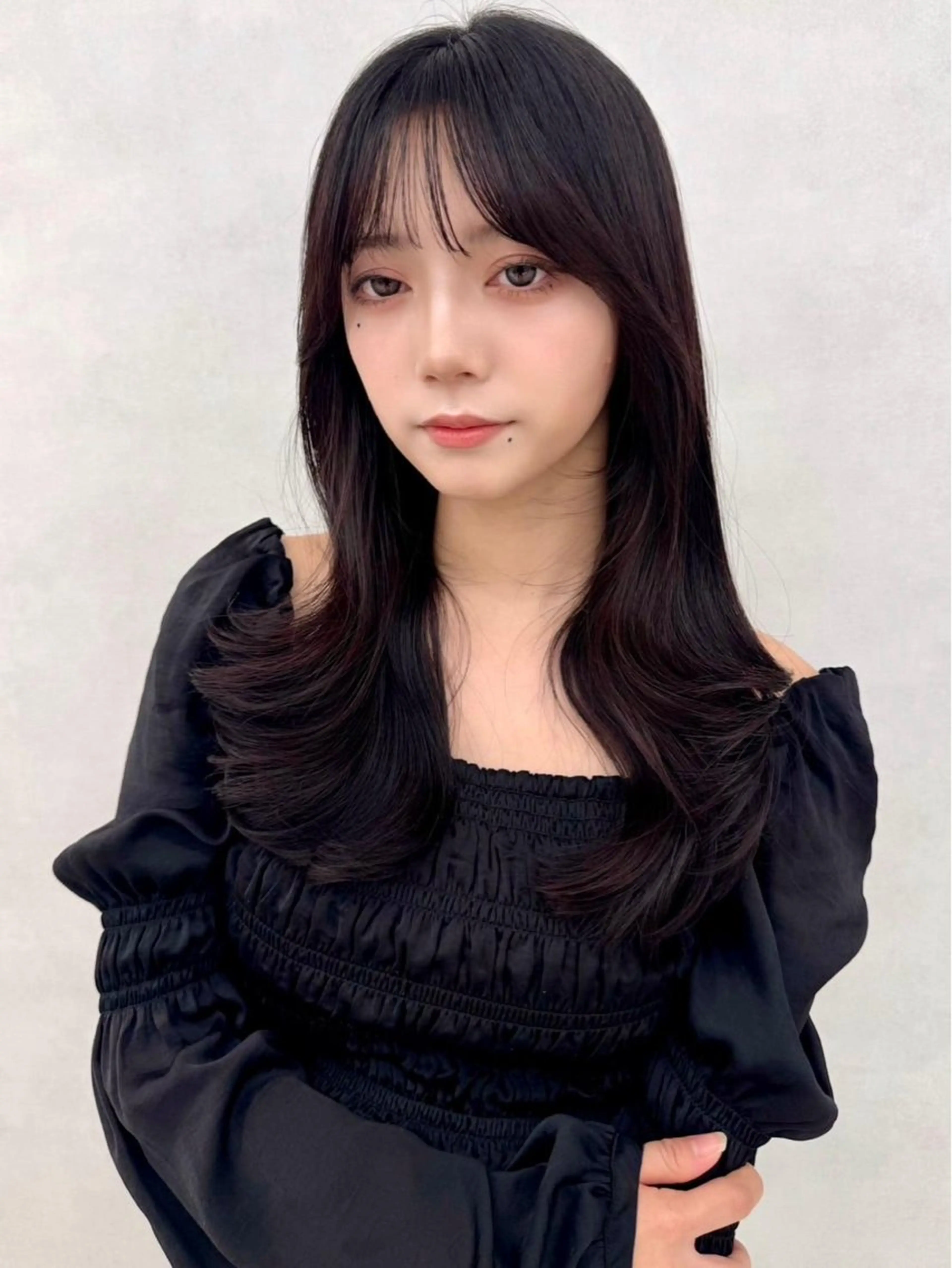 ロング 🇰🇷韓国レイヤー 艶カラー／田川佑紀のヘアスタイル