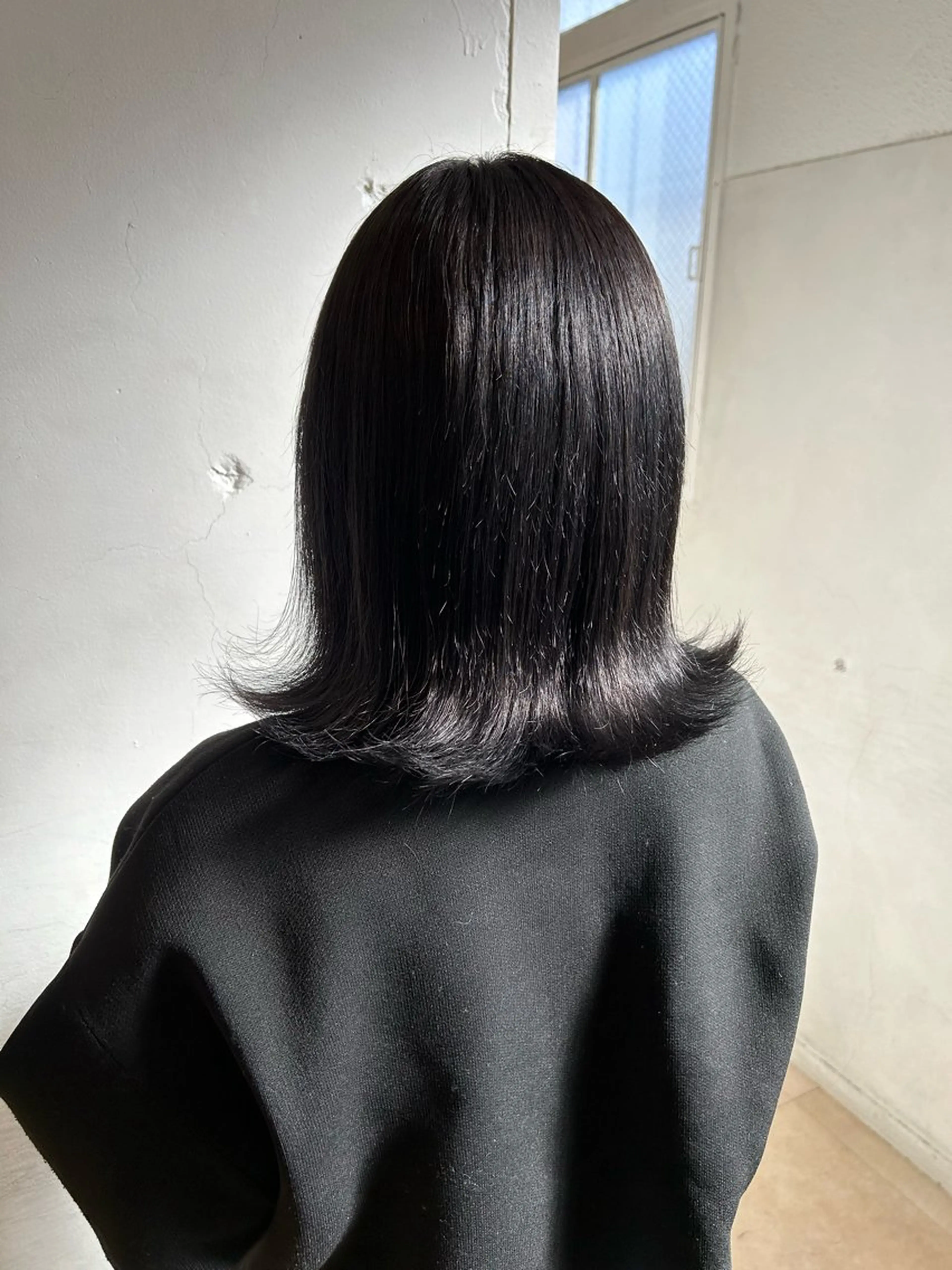 ミディアム カット ヘアカラー ゆうき あすかのヘアスタイル