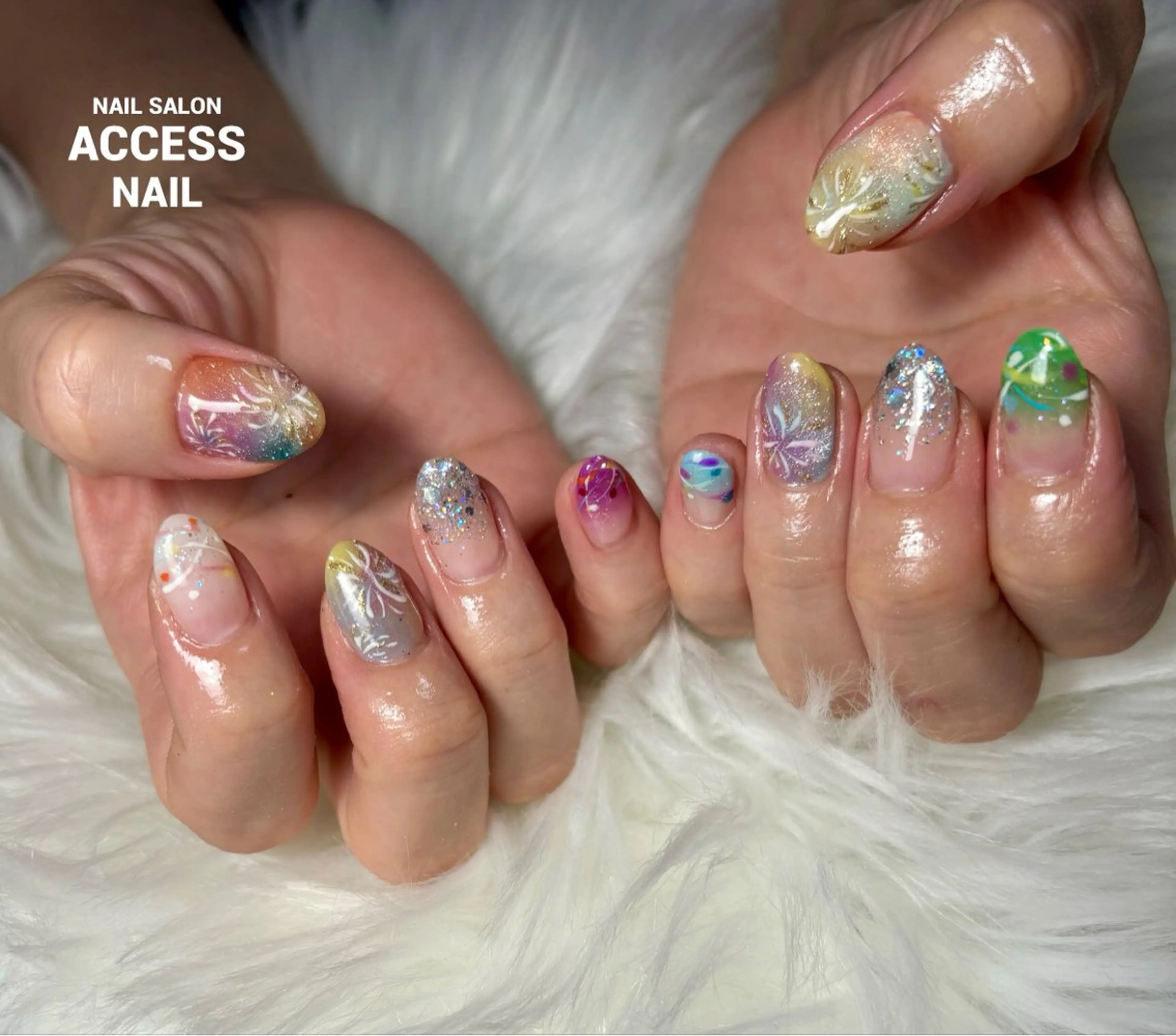 ネイル access nailのネイルデザイン