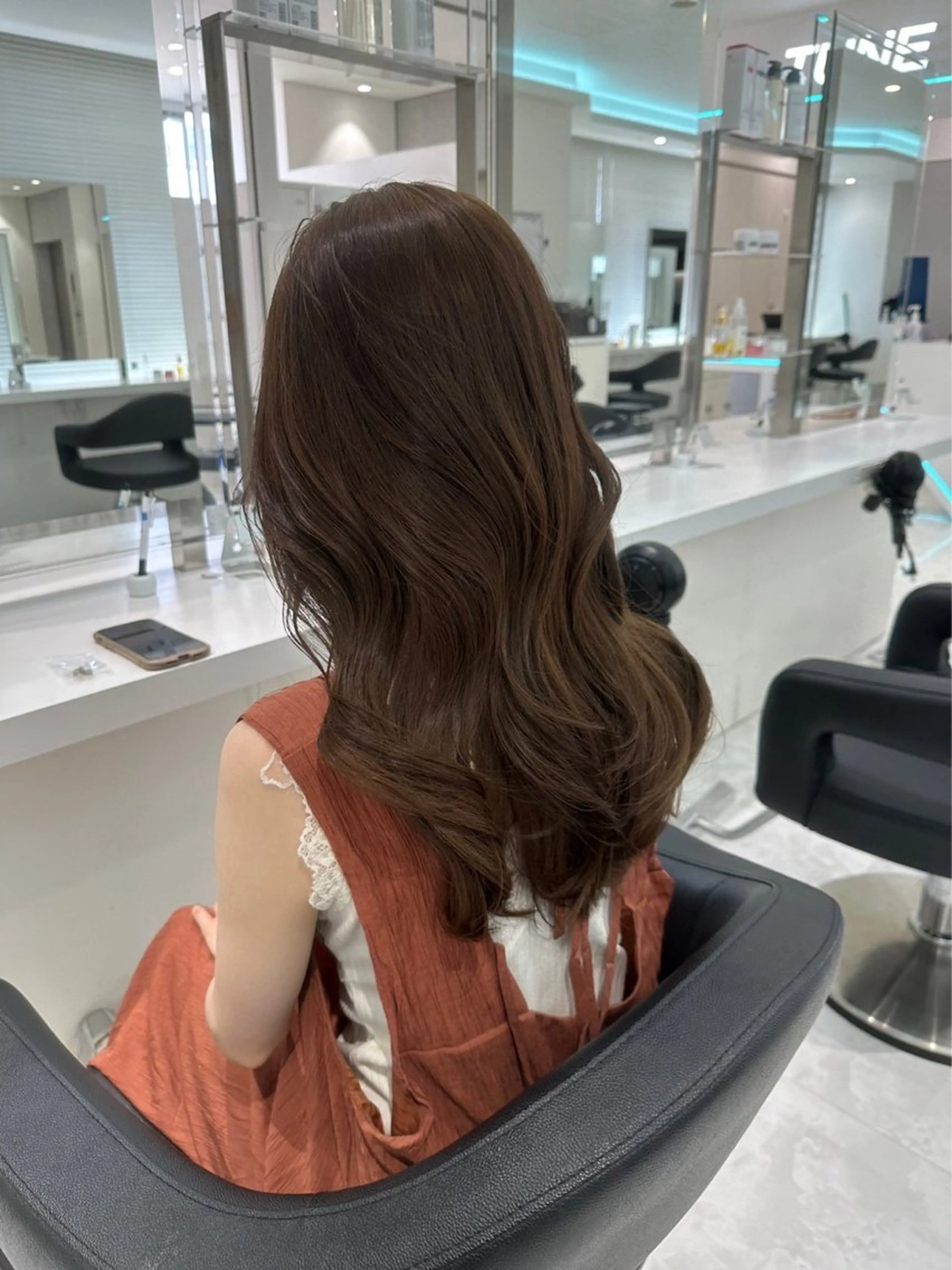 ロング カラー ブラウンカラー 垢抜けハイトーン☀／ 笑顔の美容師／しゅんのヘアスタイル