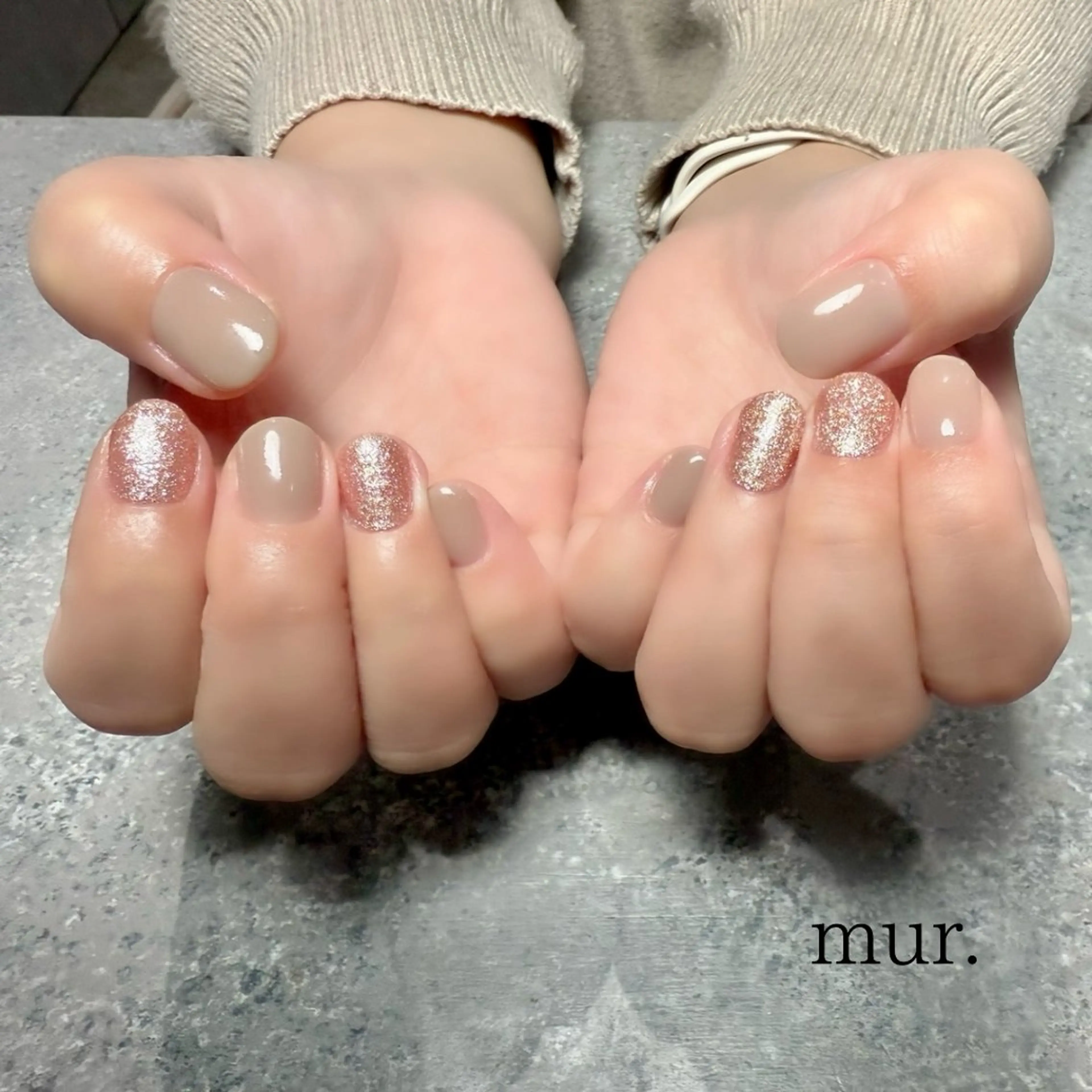 ネイル ジェルネイル ワンカラーネイル シンプルネイル ハンドネイル nail salon　mur.所属・mur. harukaのネイルデザイン