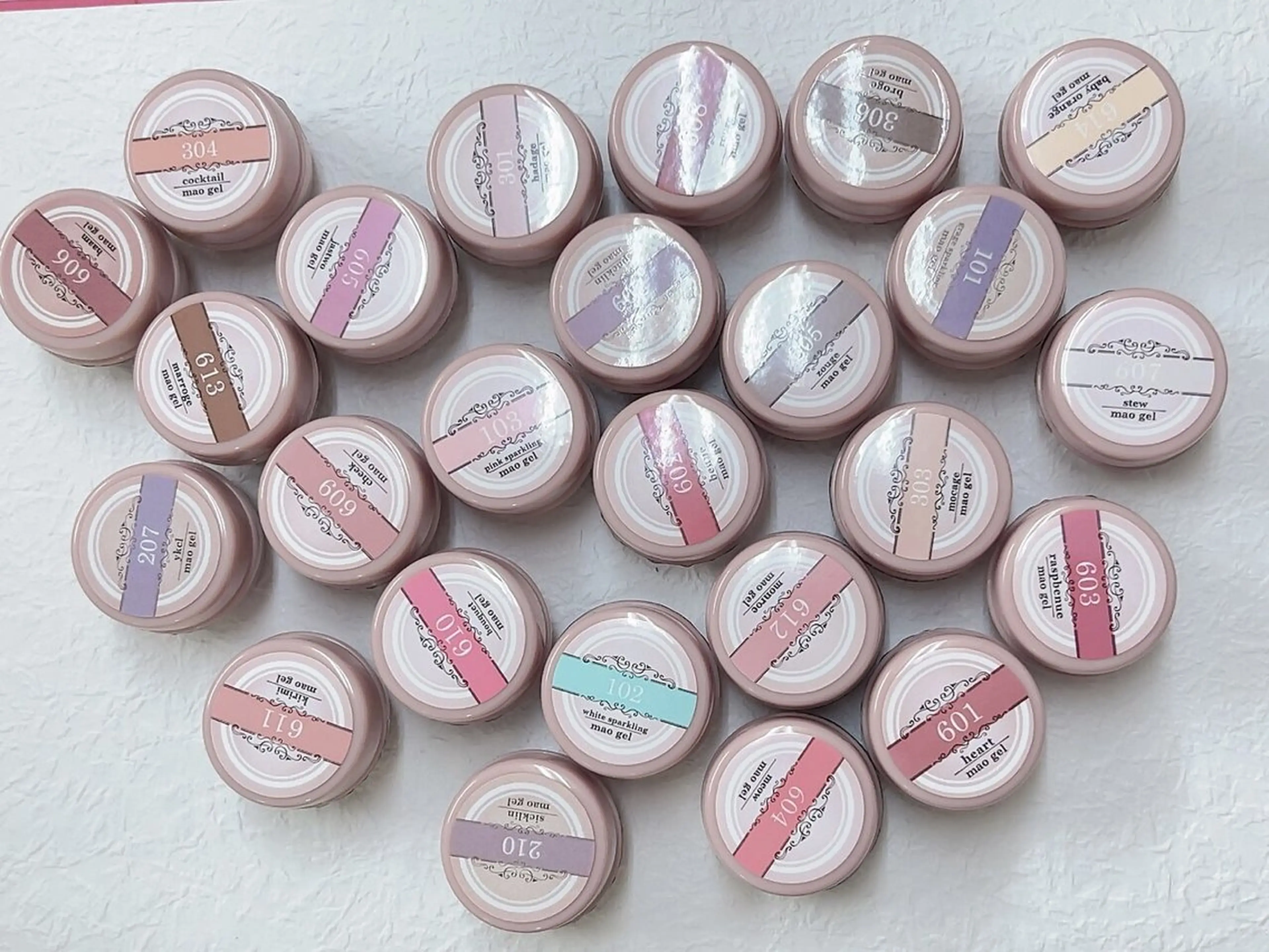 期間限定★大人気♪Mao「マオ」ジェル潤艶ワンカラーorグラデ★パラジェルにベース変更＋800円★の写真