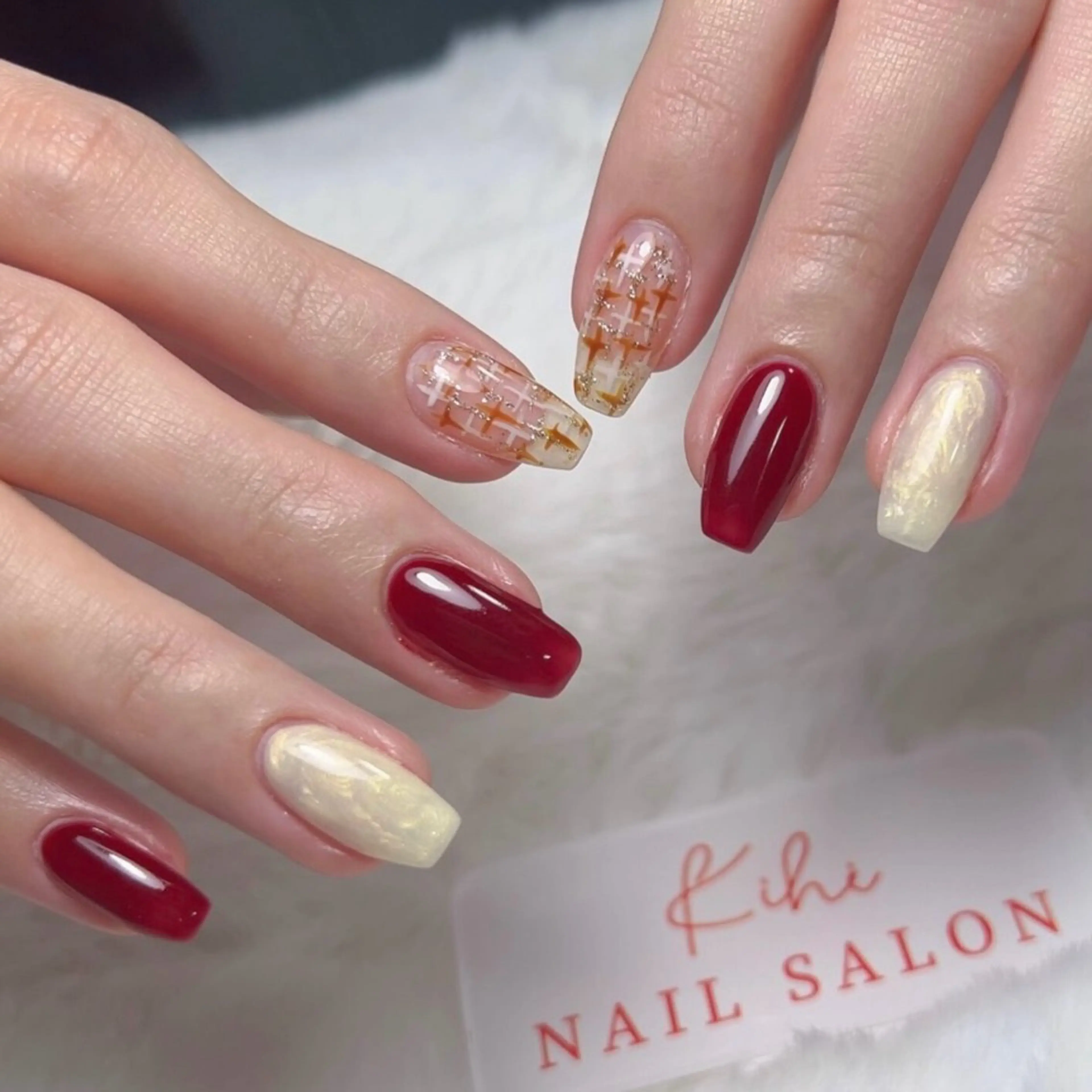 ネイル アートネイル フレンチネイル ジェルネイル グラデーション 韓国ネイル ハンドネイル 久保田 マリコのネイルデザイン