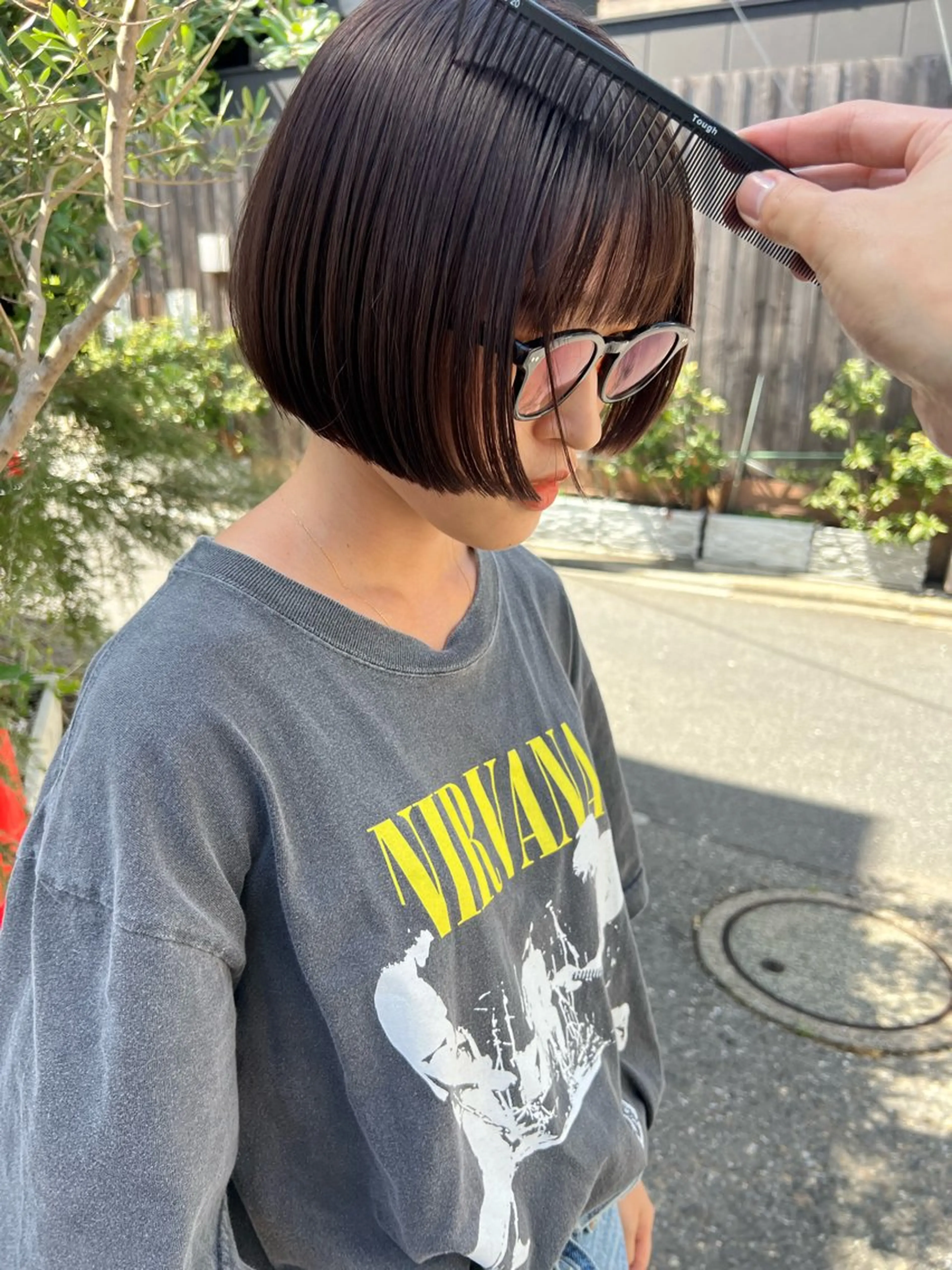 ショート カラー ボブ カット ヘアカラー sakoda shunkiのヘアスタイル