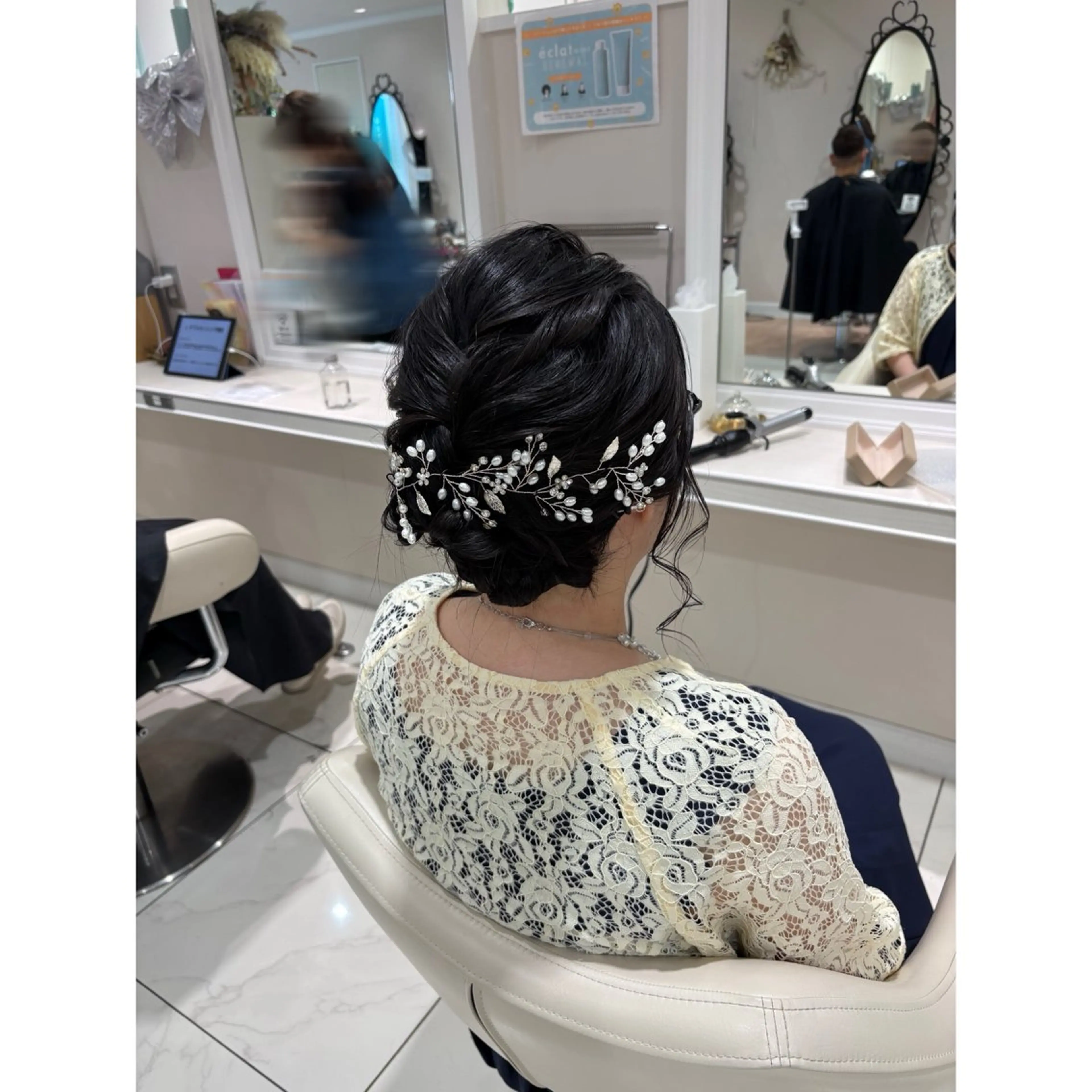 ミディアム ヘアアレンジ ヘアセット 韓国ヘア 🎀中川綾乃🎀のヘアスタイル