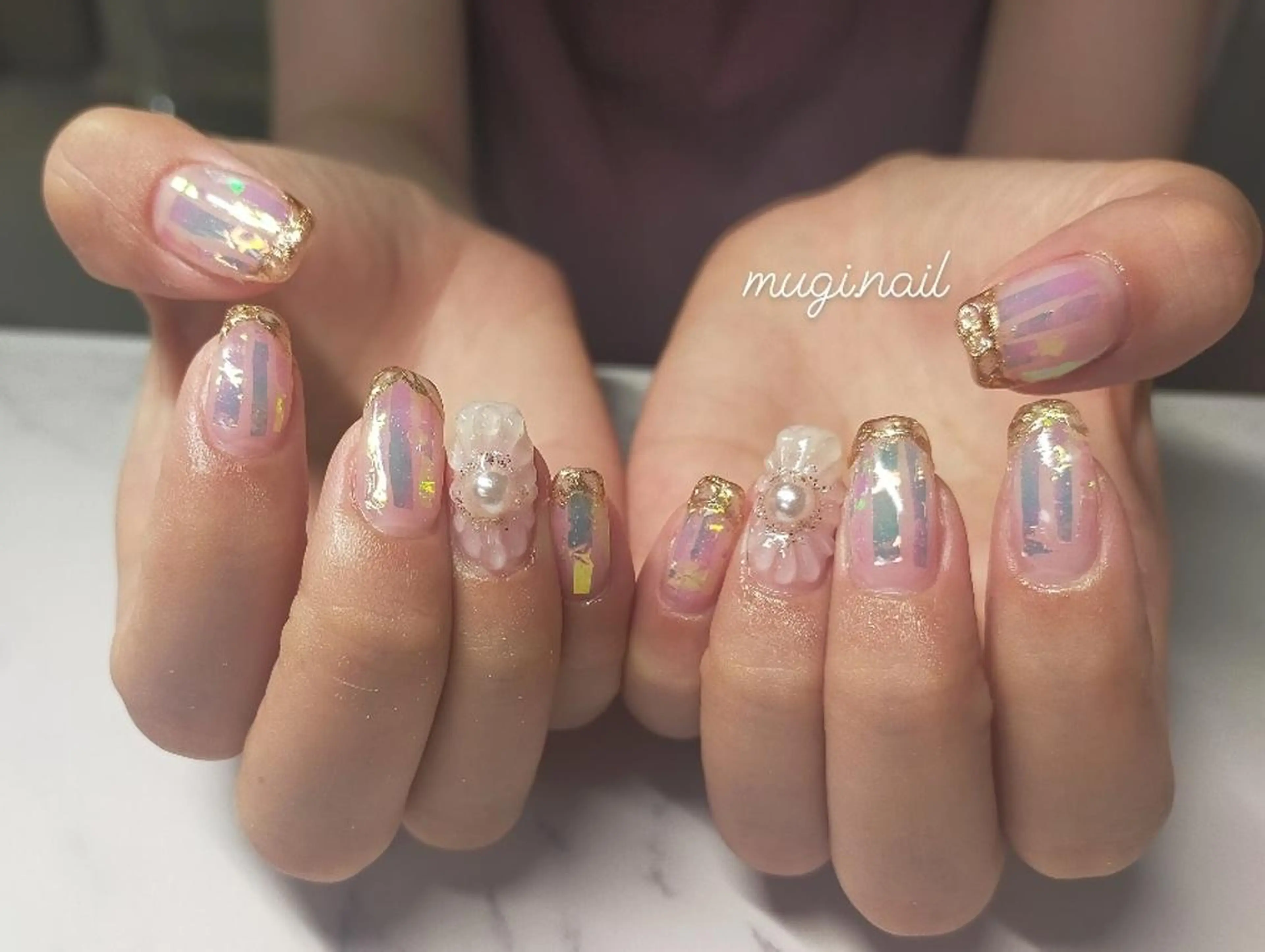 ネイル 持ち込み Lulu nail salon 南堀江店所属・西村 あやかのネイルデザイン