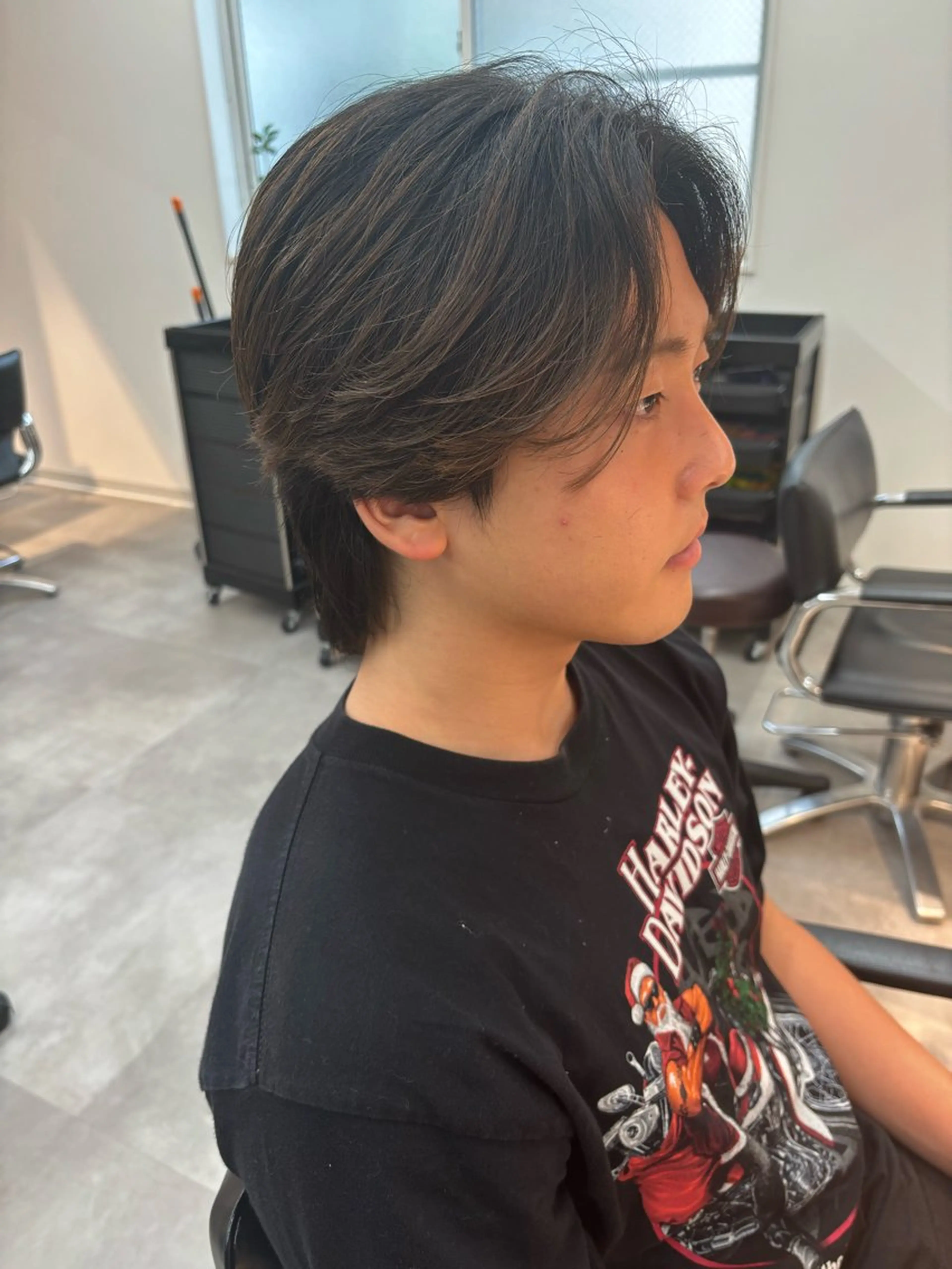 パーマ メンズ センターパート メンズパーマ メンズウルフカット ウルフカット ニュアンスパーマ カット パーマ トリートメント 男の理想を叶える🔥 メンズパーマ特化｜関のヘアスタイル