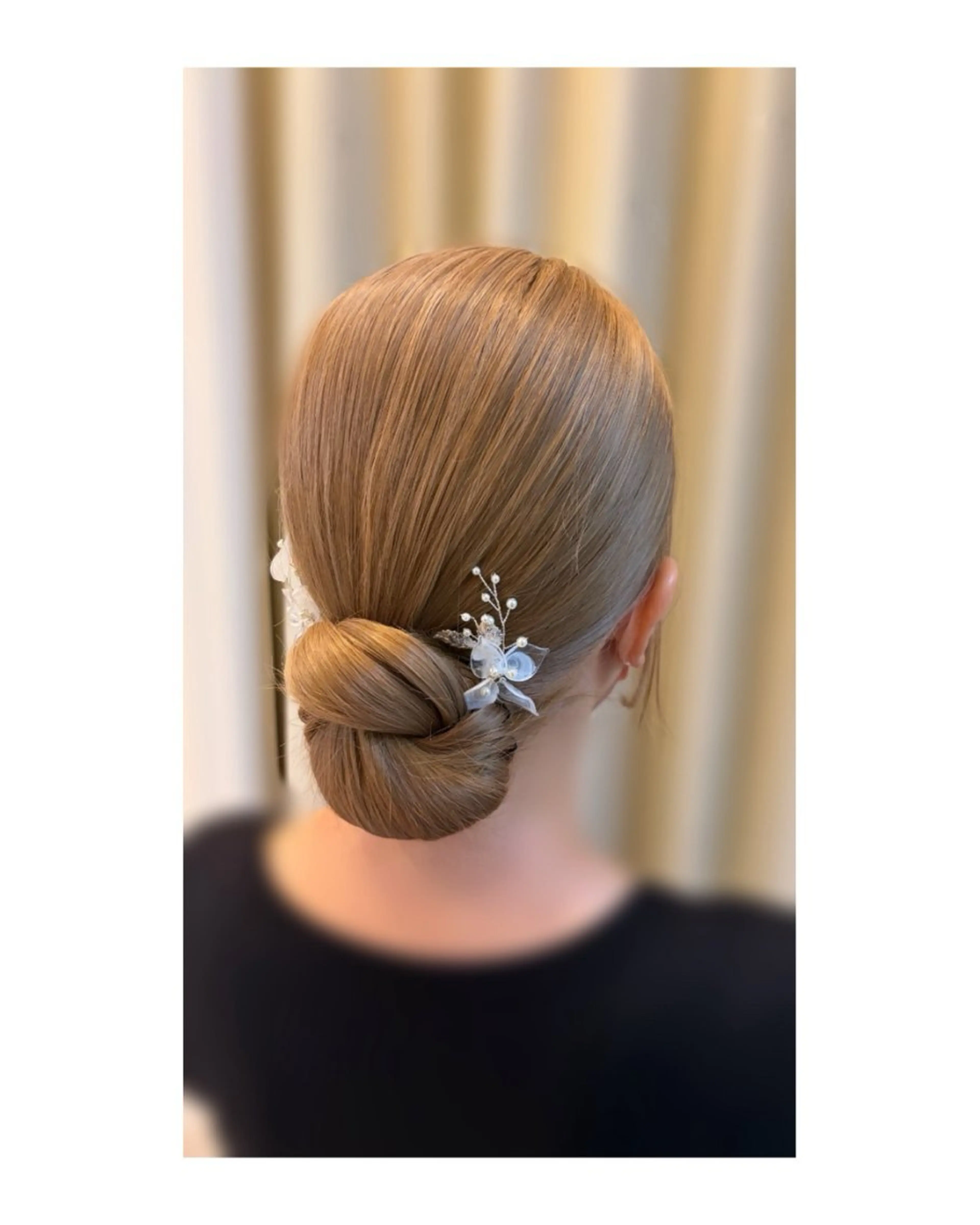 ヘアアレンジ 着物ヘア ローシニヨン CLELIA所属・ヘアセット 【CLELIA】のヘアスタイル