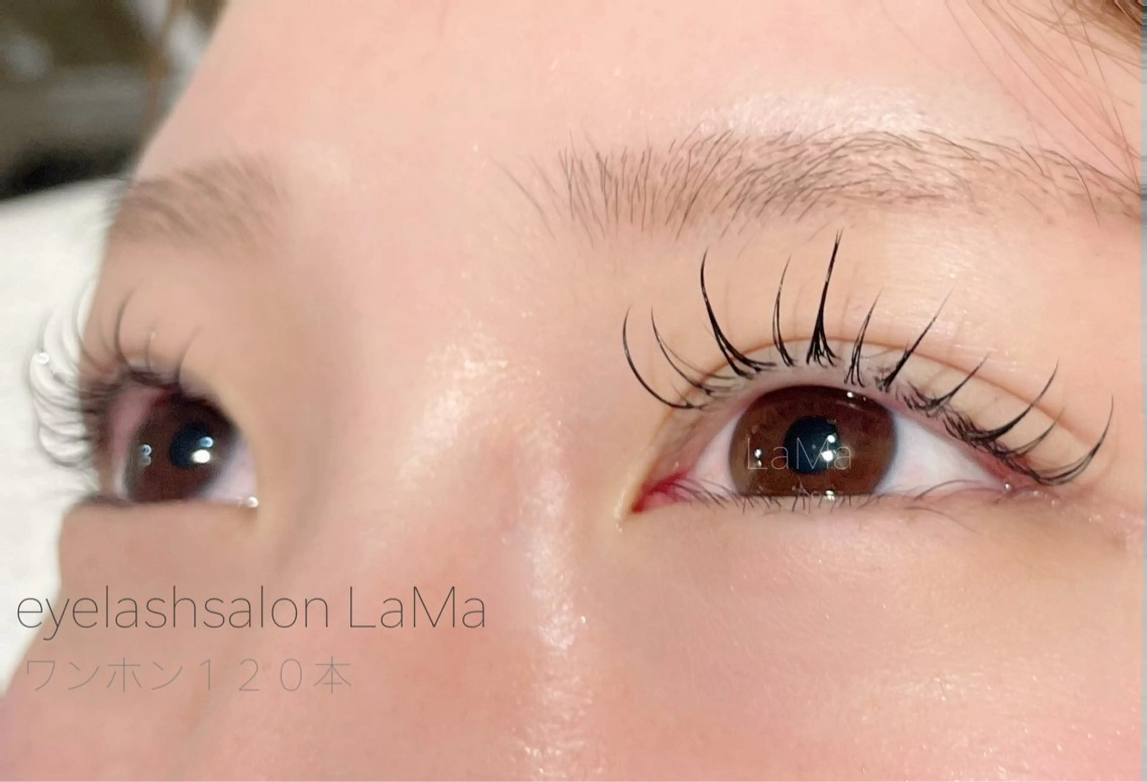 🦋ワンホンデザイン🦋【束間を出して上級者まつ毛へ】120本✨コーティング付き✨※リピーター様＋550円の写真