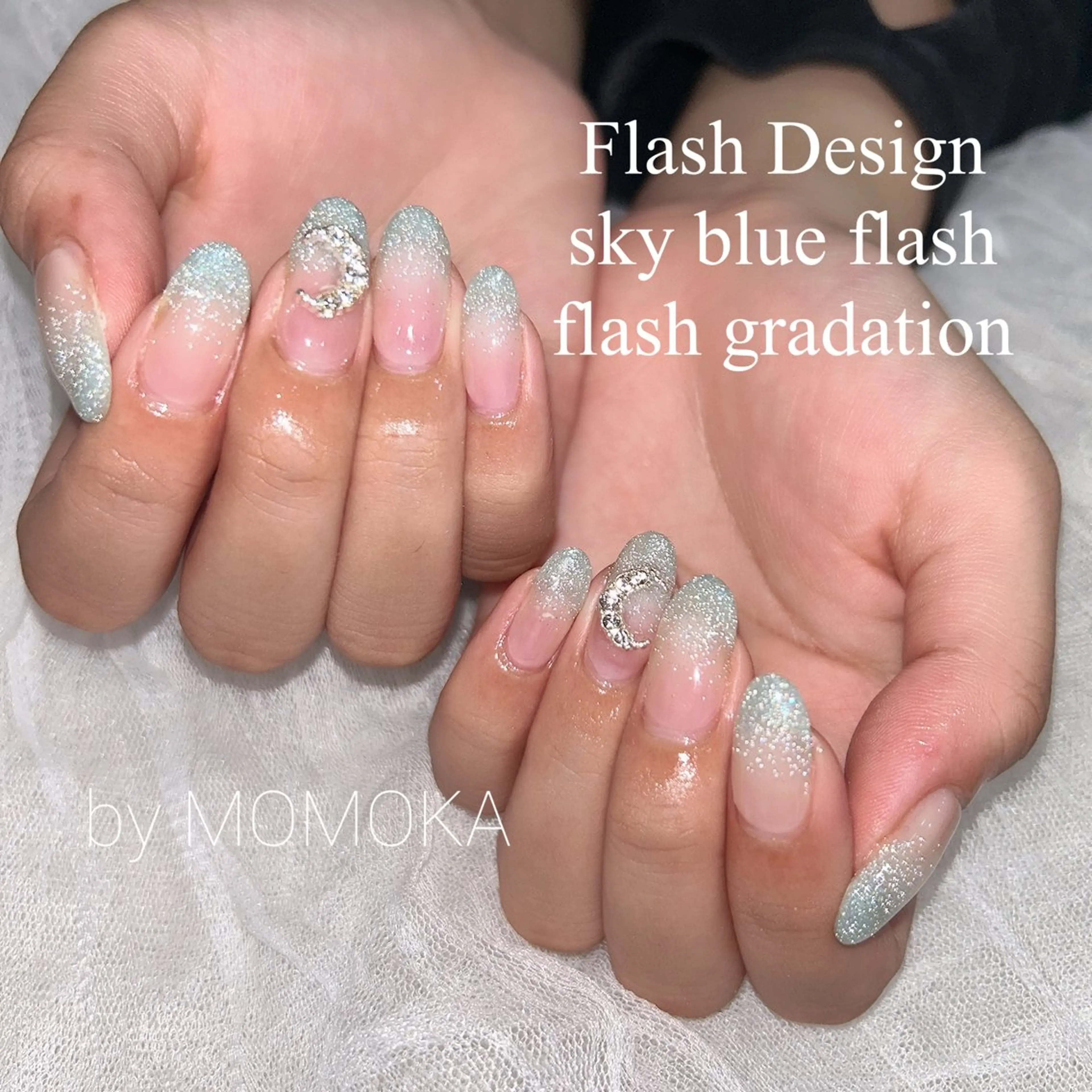 ネイル フラッシュネイル ハンドネイル momoka_nails所属・Momo Nailsのネイルデザイン