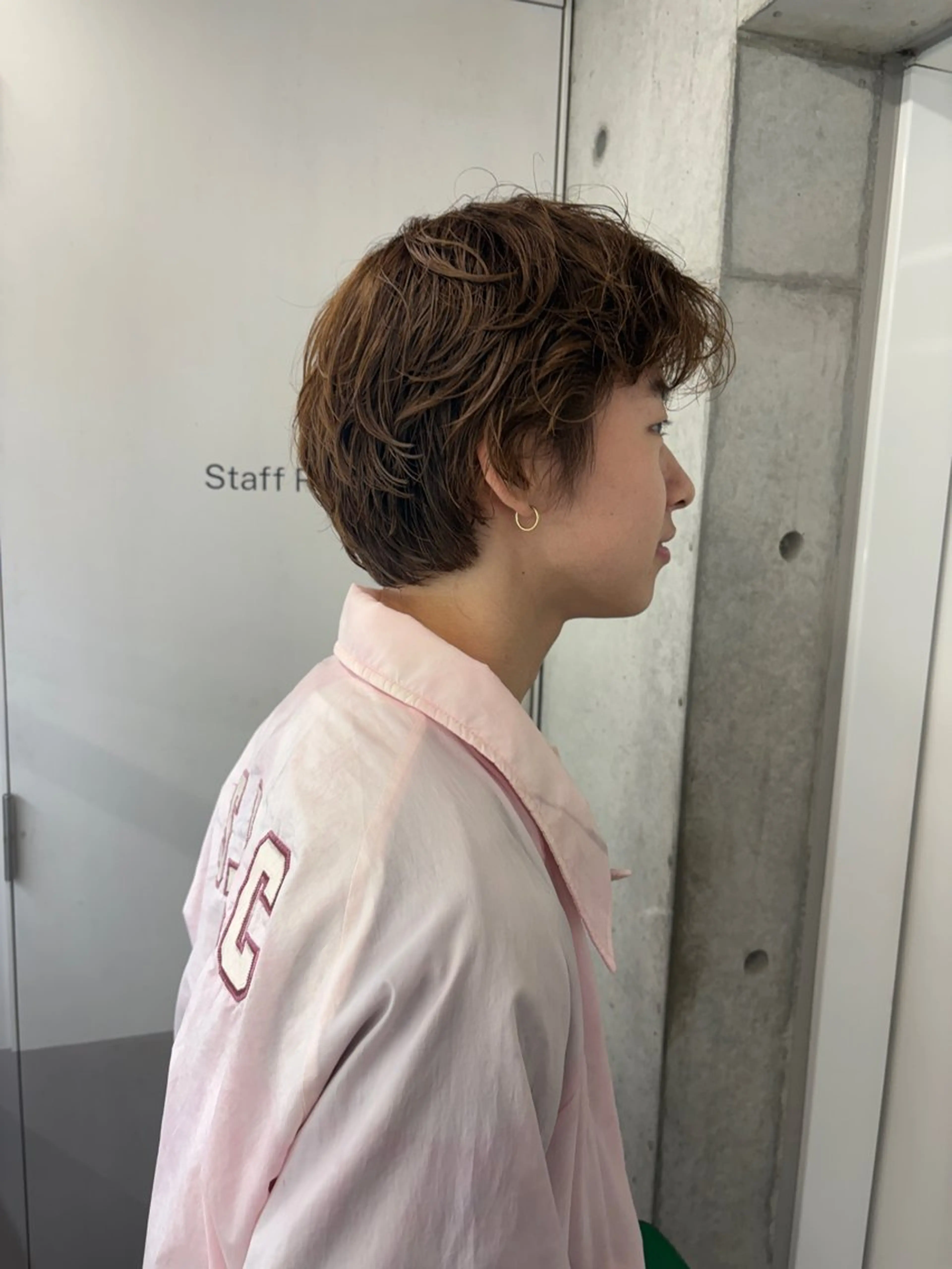 ショート フジイ トワのヘアスタイル