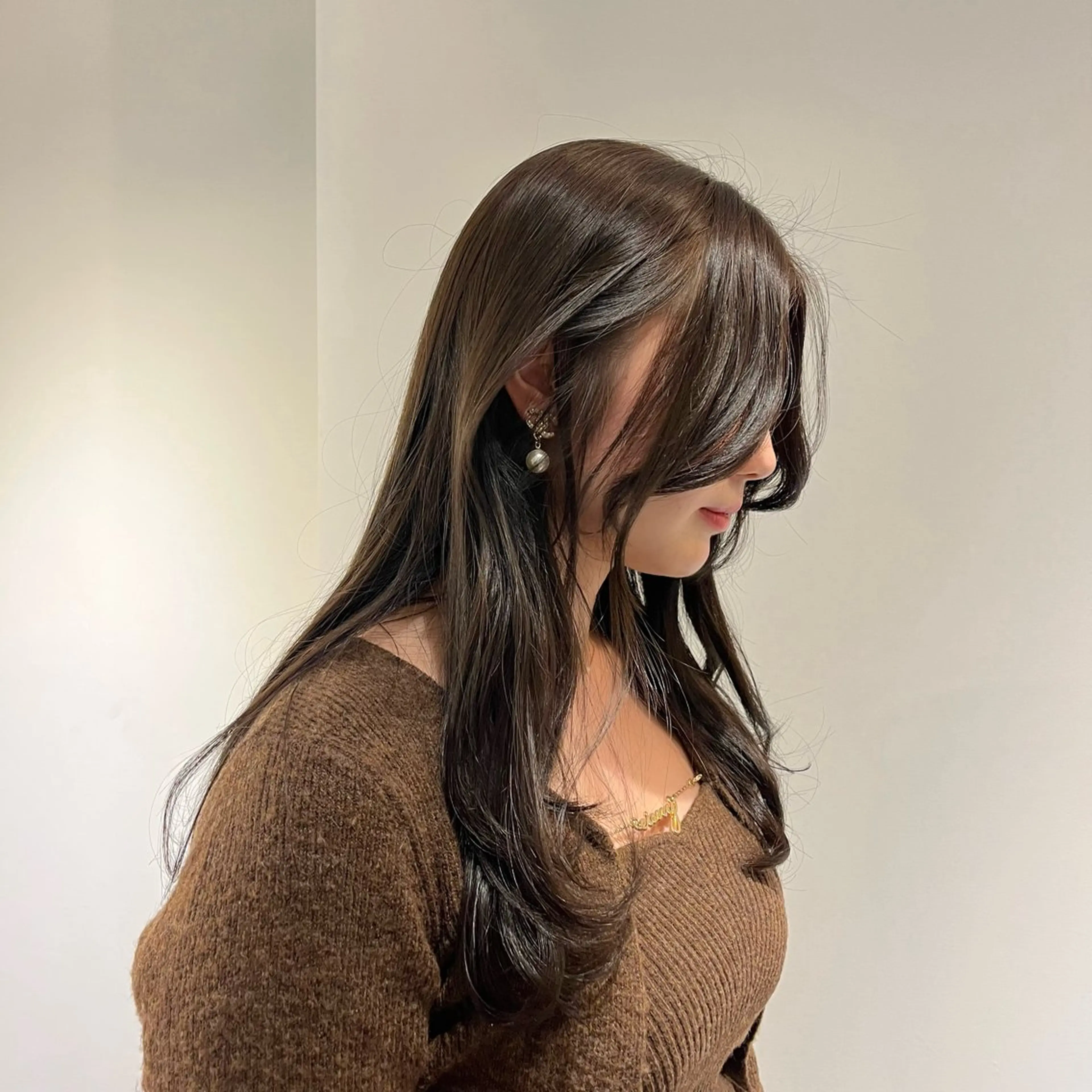 ロング カラー カラー/レイヤー /カット泉谷七登のヘアスタイル