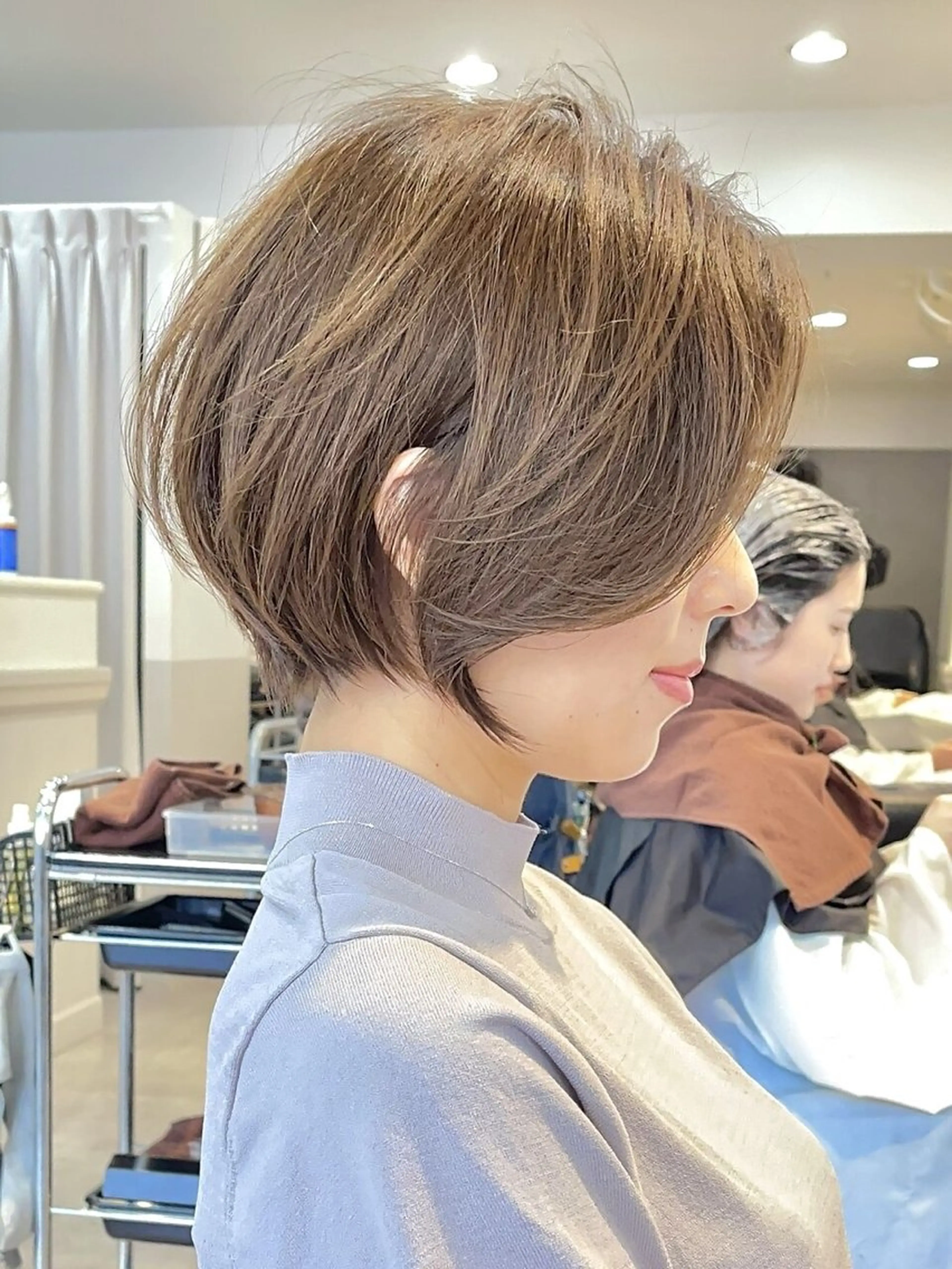 ショート 🤍ショートボブ 🤍NANAMI🤍のヘアスタイル