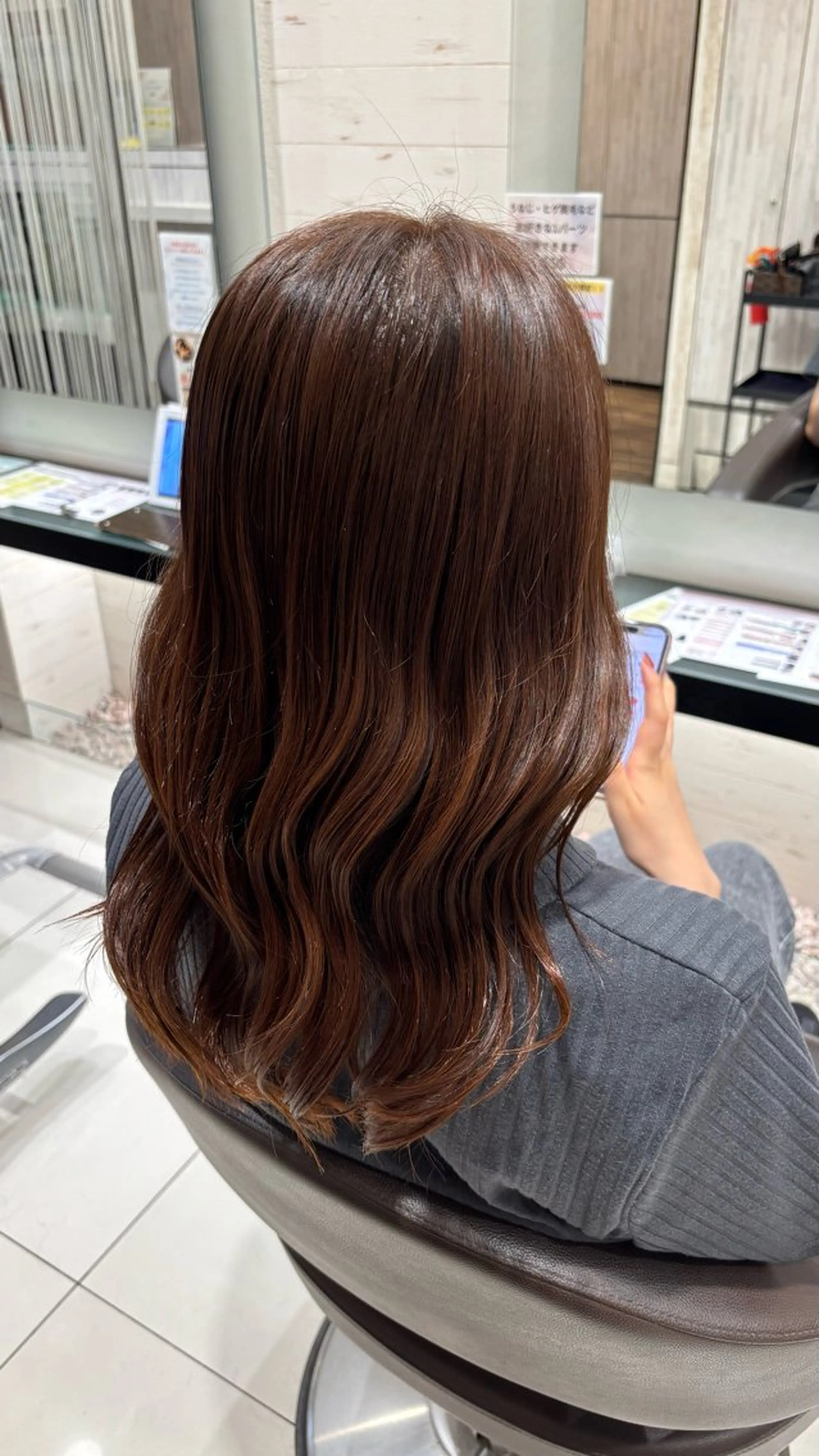 カラー EARTH 田端咲希のヘアスタイル