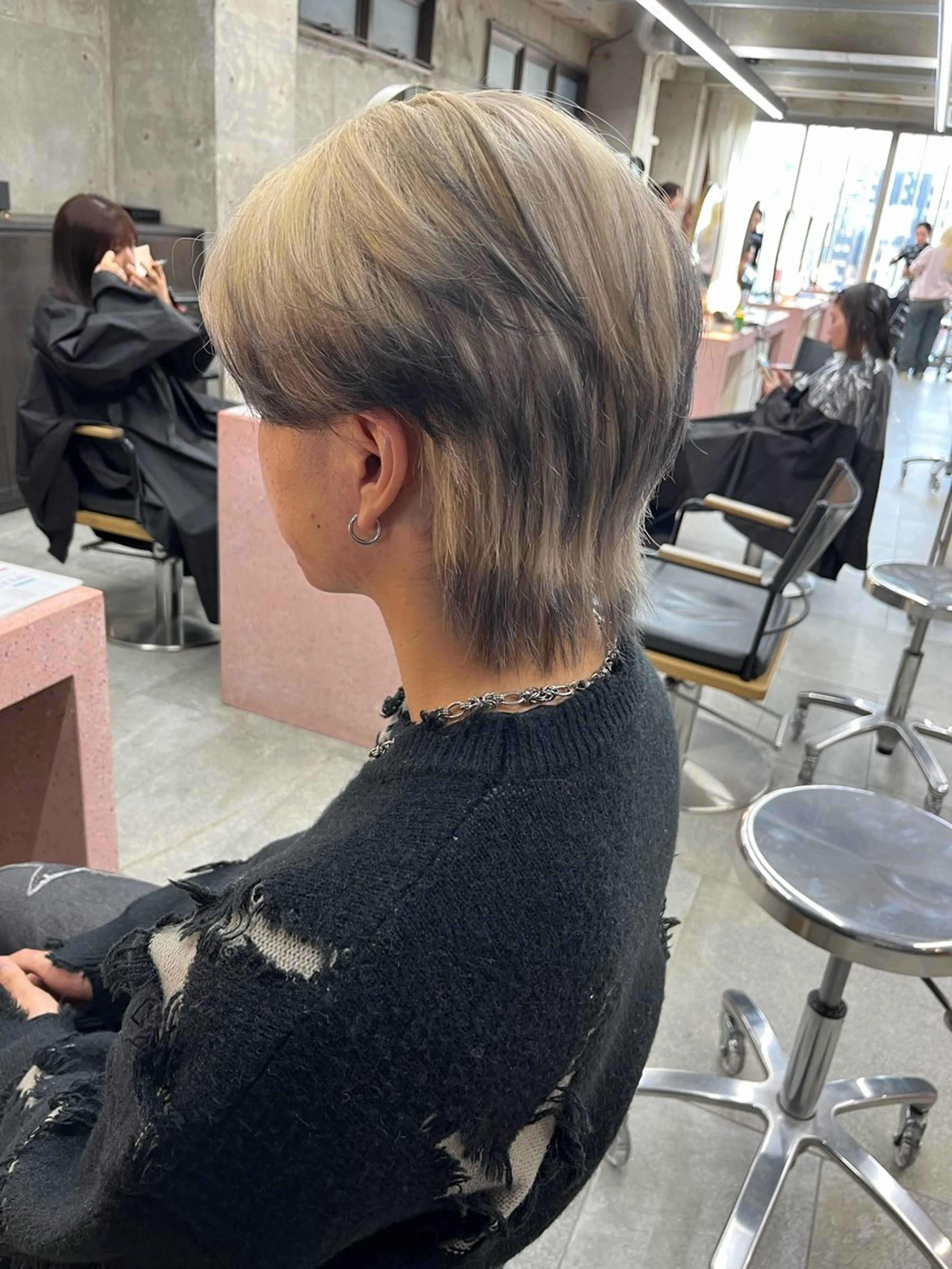 ショート カラー ブリーチ カット ヘアカラー 小木曽智美 /ボブ/ショートのヘアスタイル