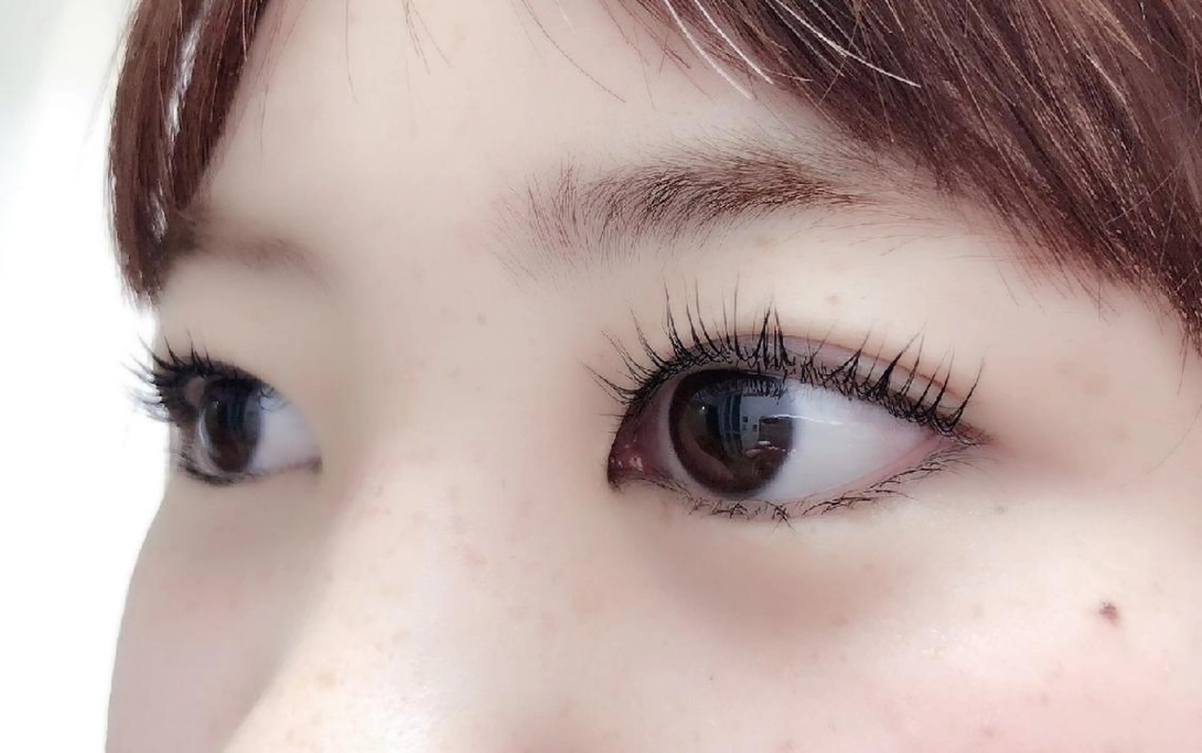 マツエク・マツパ 付け放題 フラットラッシュ ナチュラル まつげパーマ 一重×まつ毛パーマ マツパ 吉岡 ゆうなのマツエク・マツパデザイン