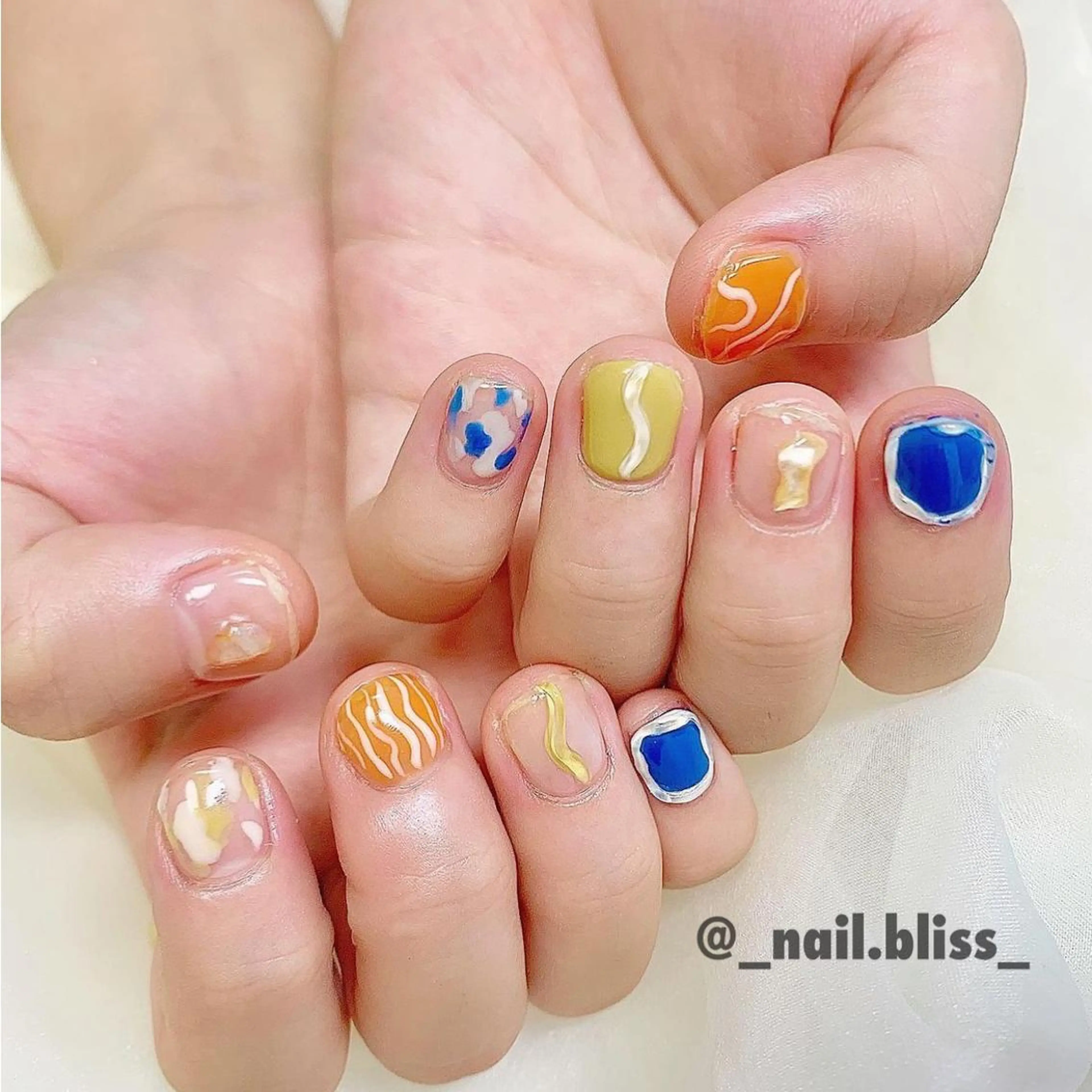 ネイル クリアネイル NAIL BLISSのネイルデザイン