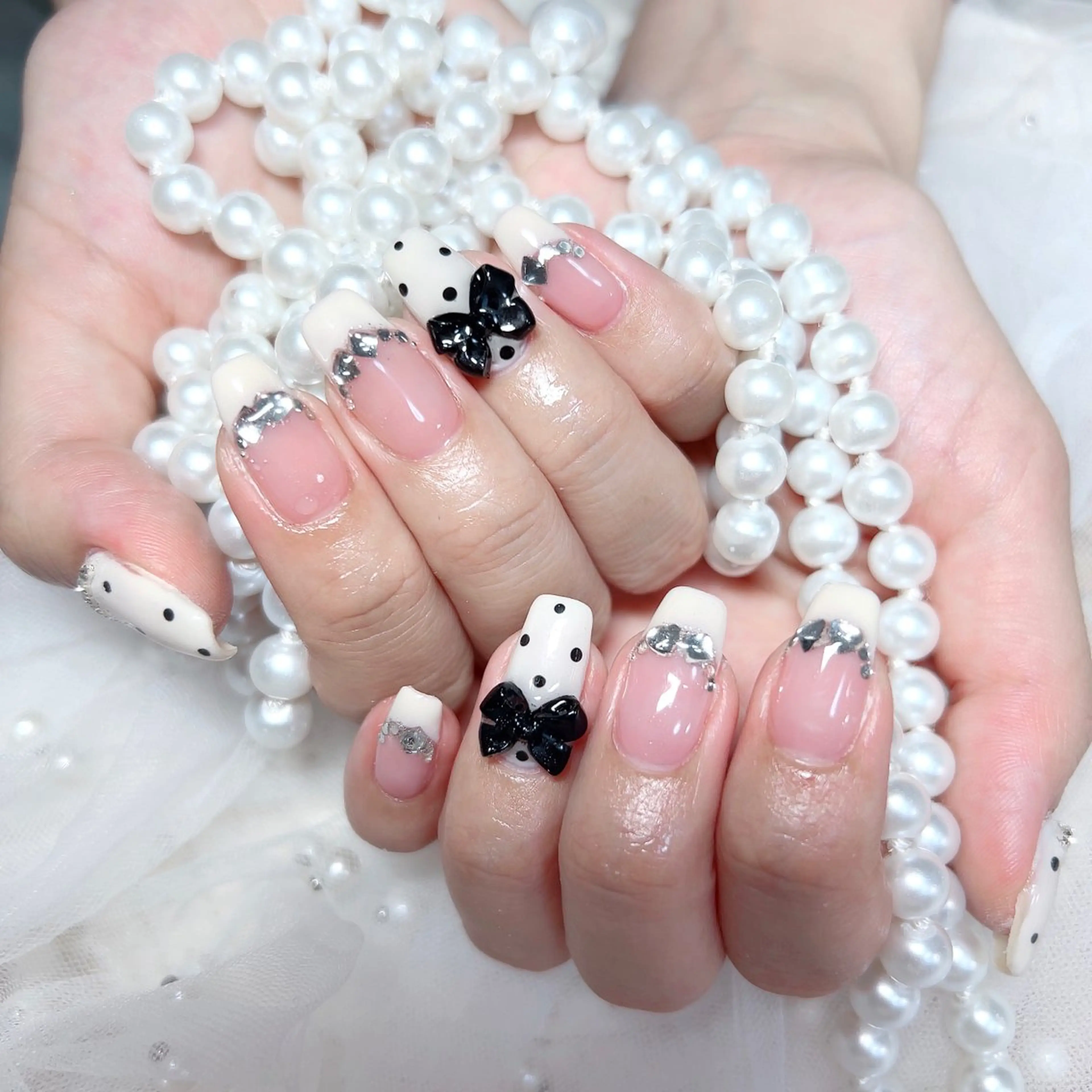 ネイル ハンドネイル M🌷nail 長さだし専門店のネイルデザイン