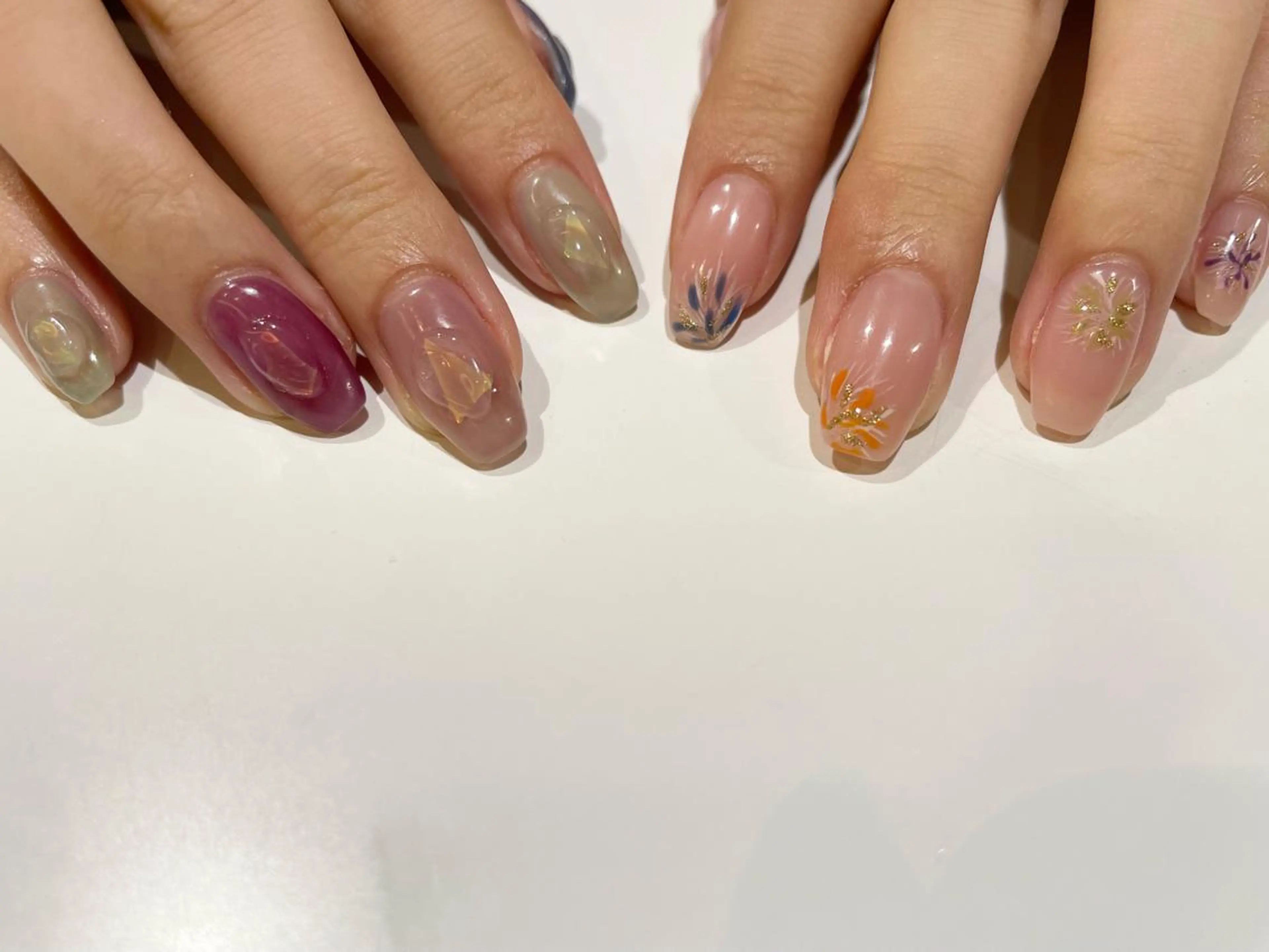 ネイル 舞田 苑香のネイルデザイン