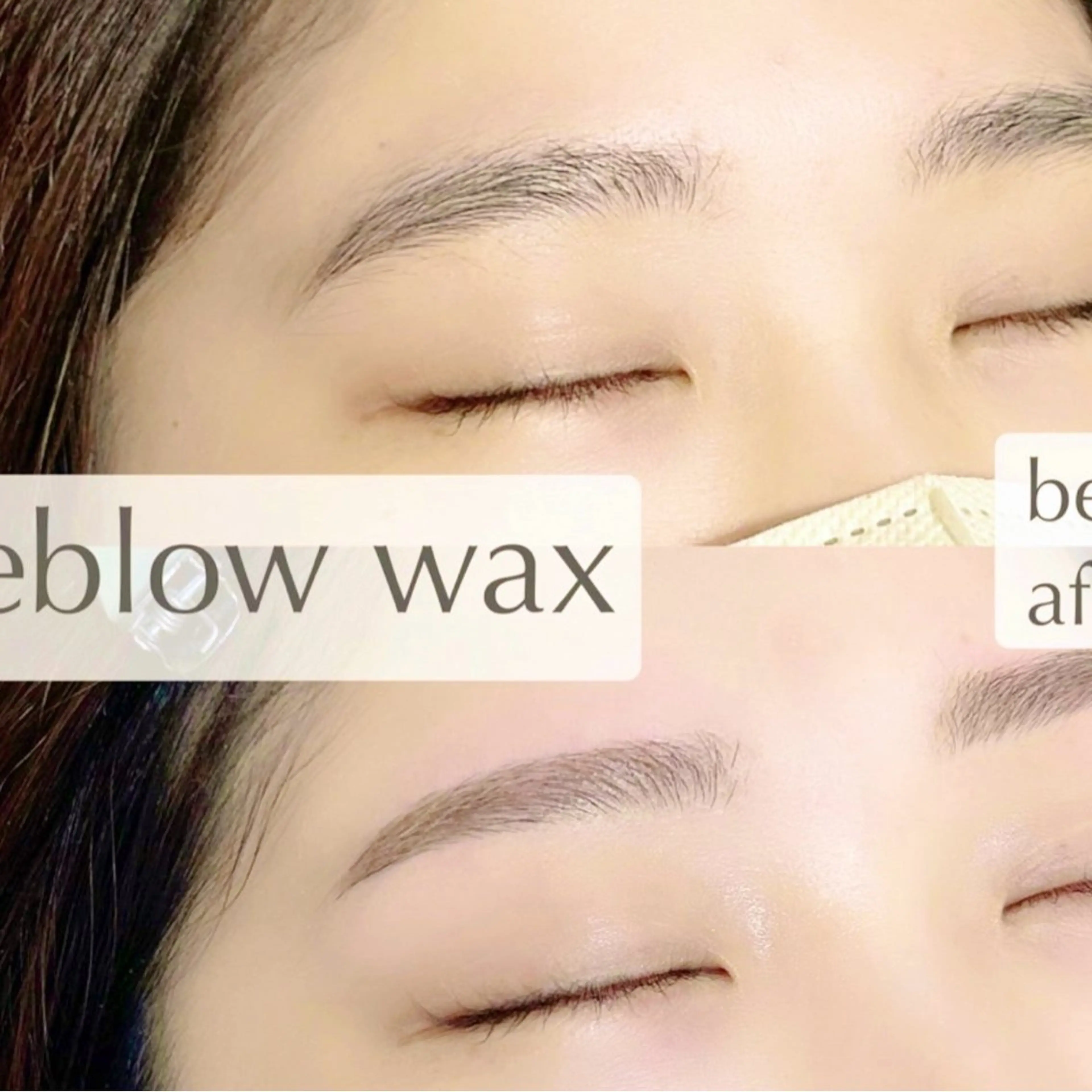 アイブロウ 眉毛ワックス脱毛 ayaka＊meme /まつぱ アイブロウのマツエク・マツパデザイン