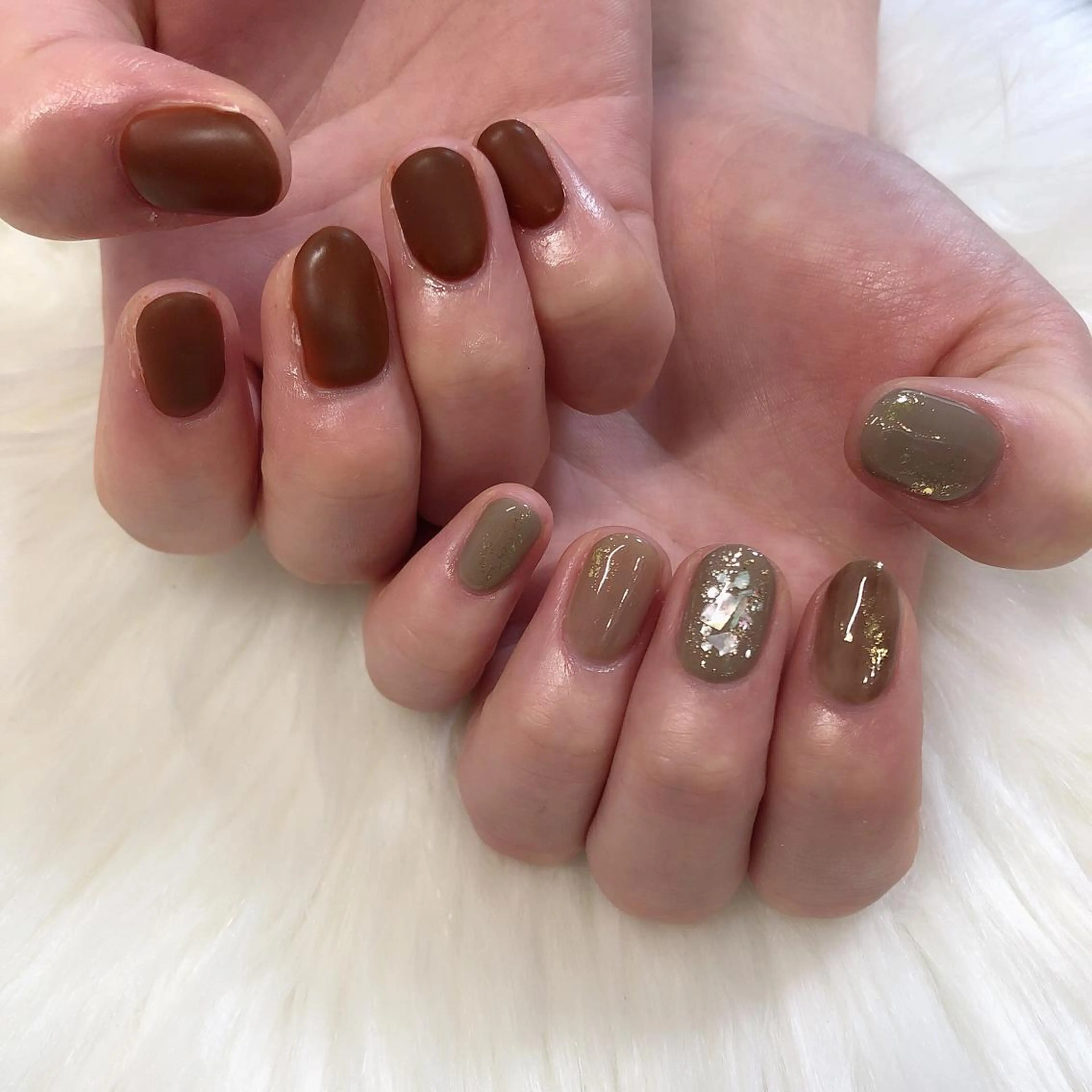 ネイル ハンドネイル 西岡 杏のネイルデザイン