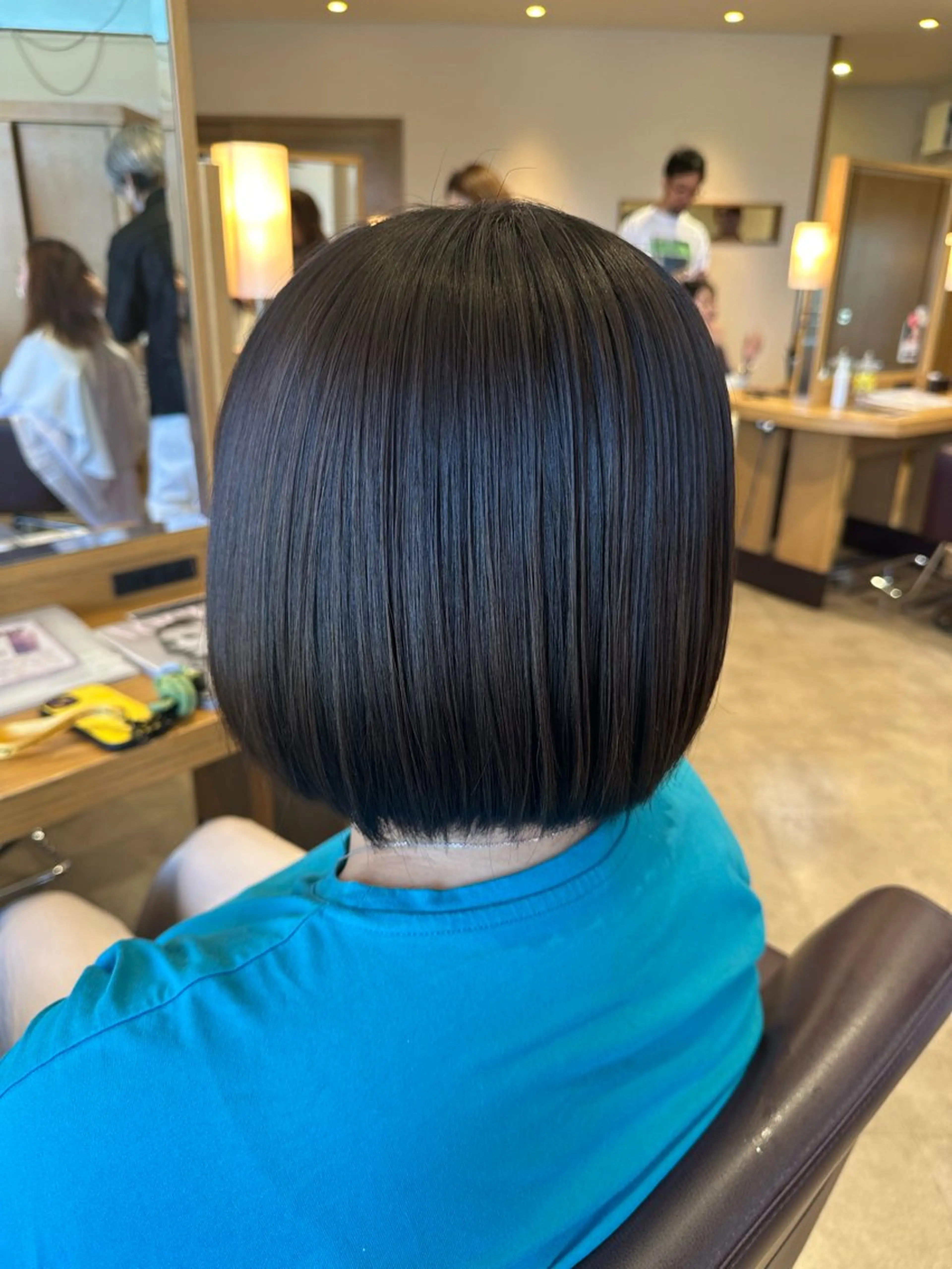 ミディアム アッシュ アッシュグレー アッシュグレージュ ヘアカラー 韓国風ﾊﾟｰﾏ❁﻿ fu-ka❁艶ｶﾗｰのヘアスタイル