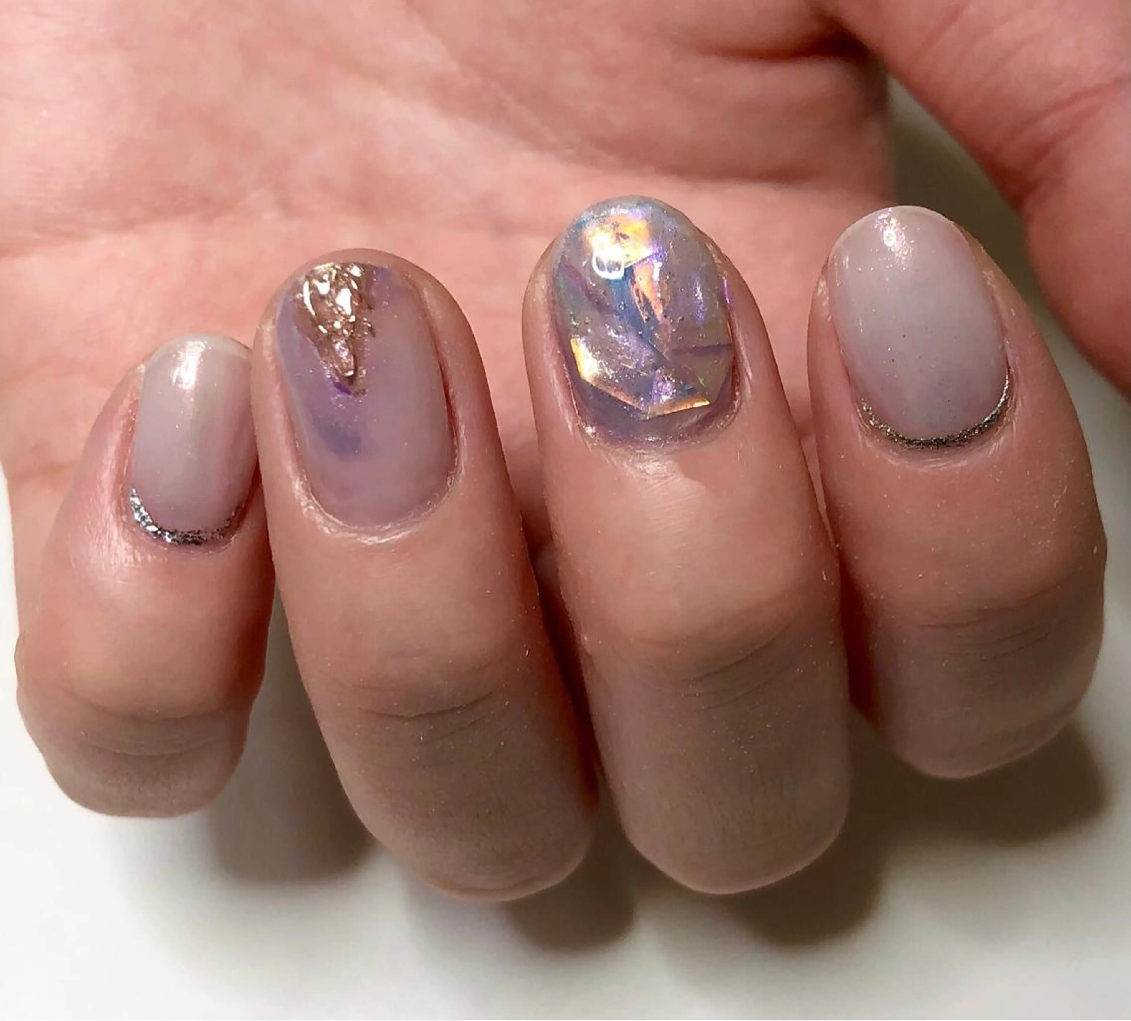 ショート シンプルネイル EMIKOのネイルデザイン