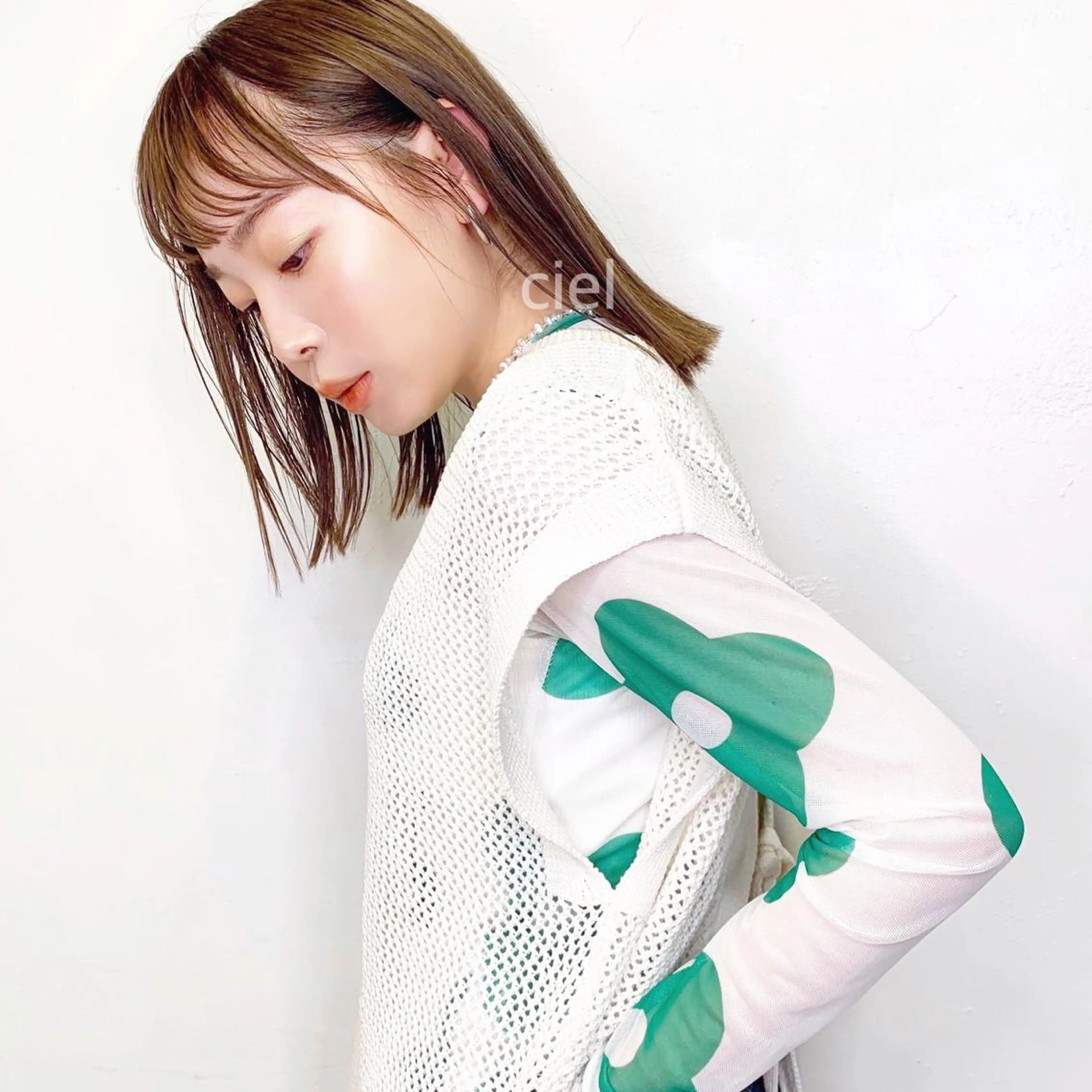 ミディアム カラー Sana / 韓国ヘア / カラーのヘアスタイル