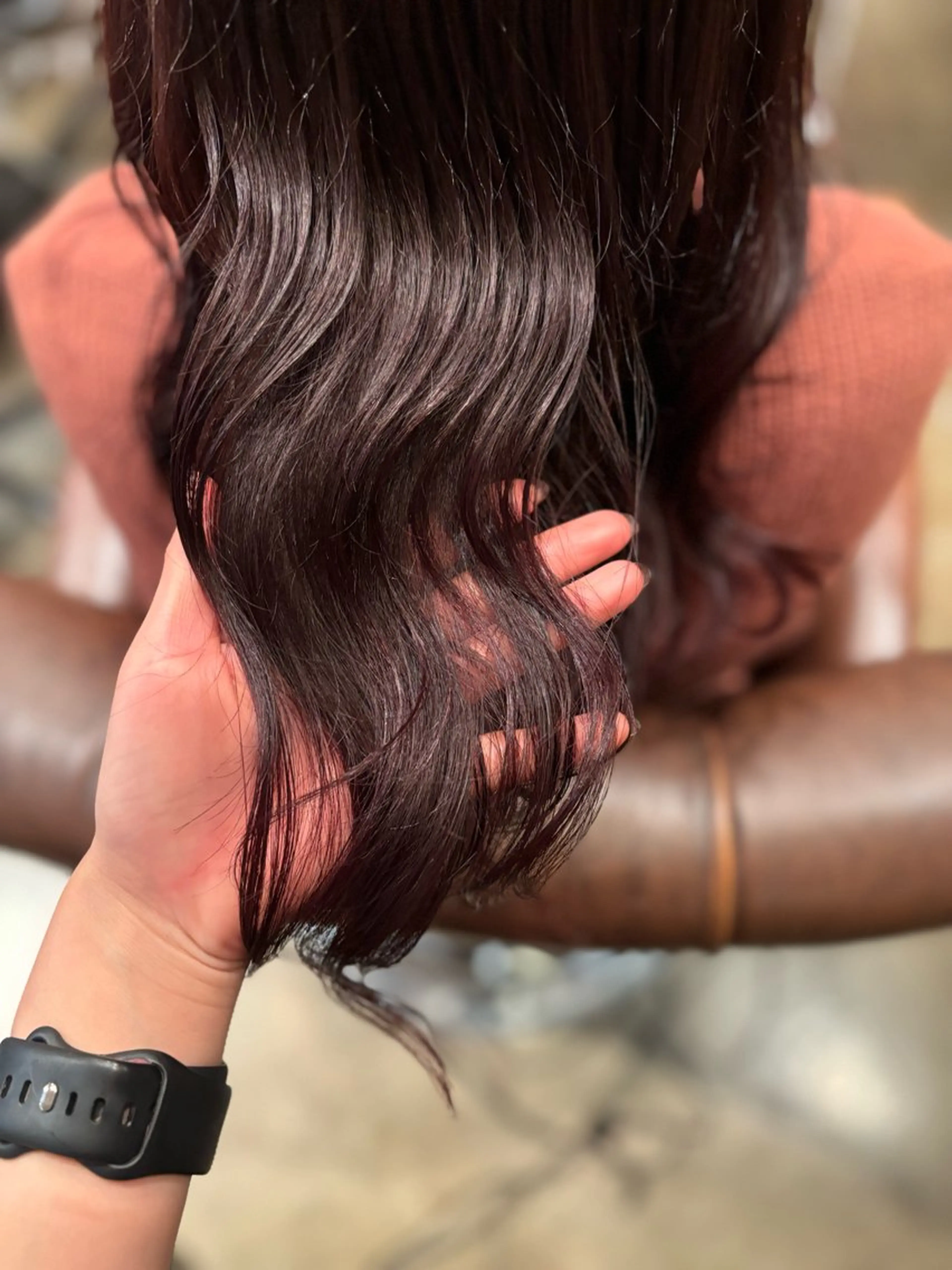 カラー ラベンダーカラー ピンクカラー ピンクラベンダー 髪質改善カラー ブラウン🤎YUMEのヘアスタイル