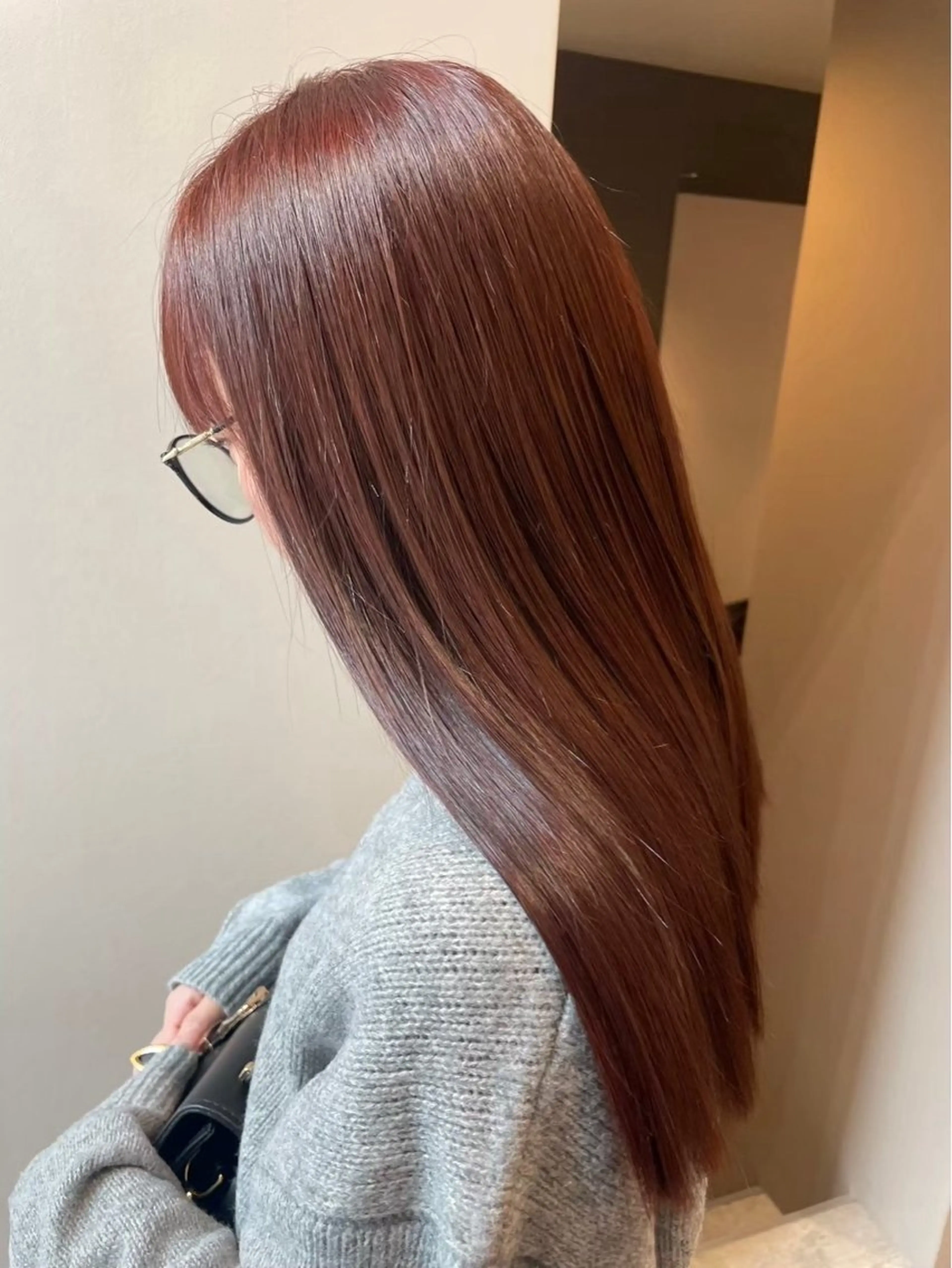 【超時短！髪質改善カラー🧁🩷】ワンカラー➕うる艶髪質改善トリートメントの写真