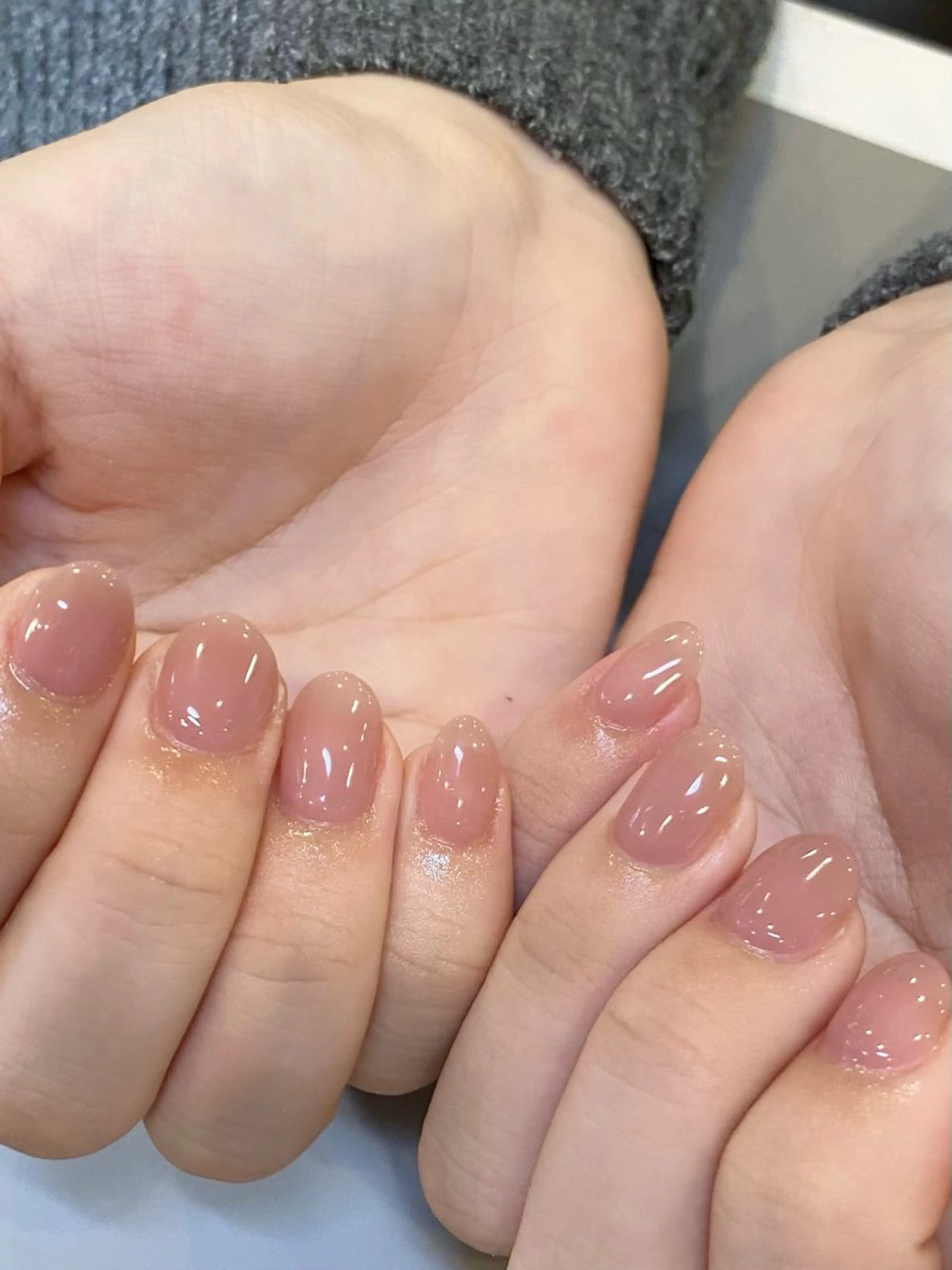 ネイル ワンカラーネイル odette Mikiのネイルデザイン