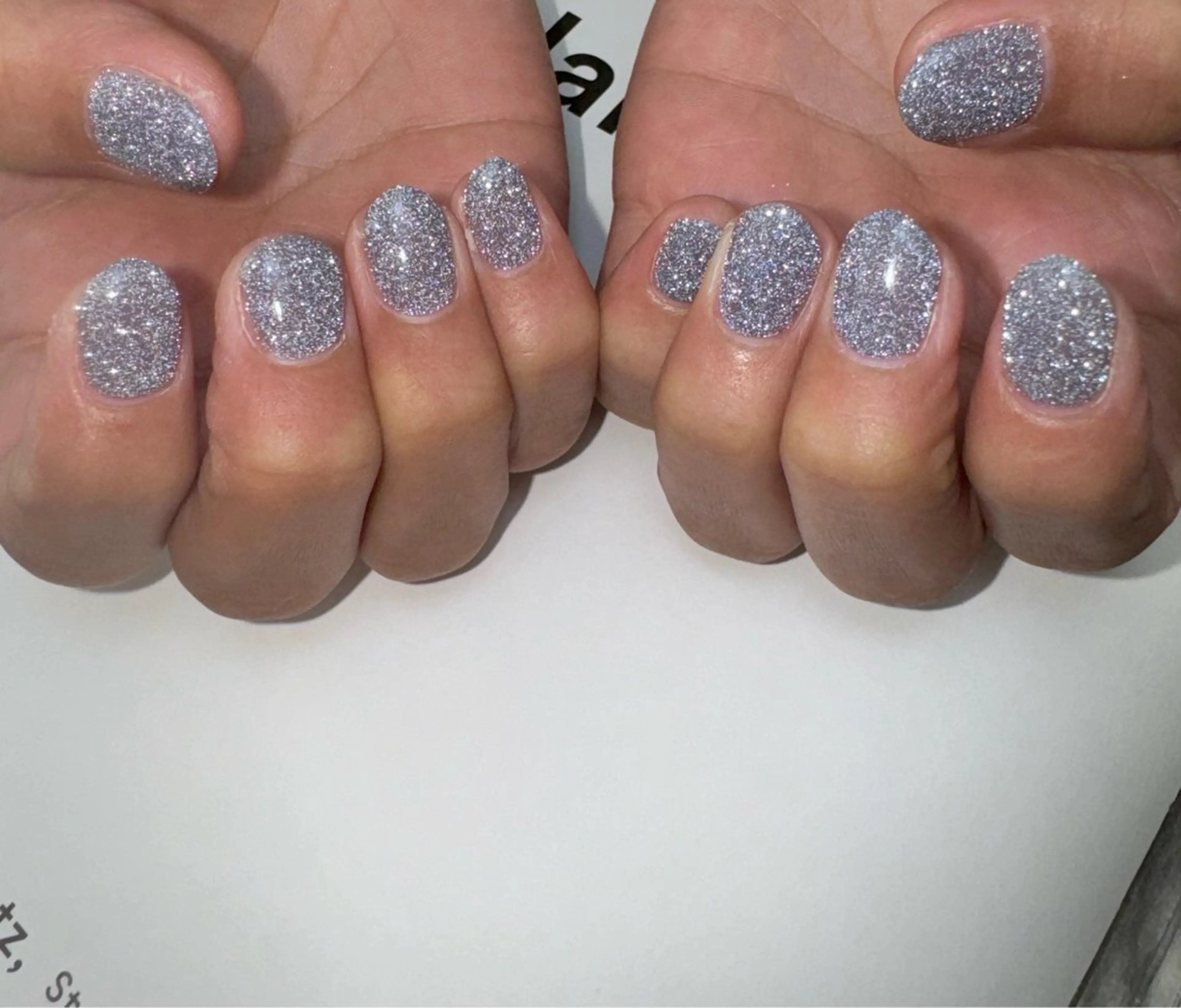 ネイル フラッシュネイル 冬ネイル ハンドネイル 白日-hakubi nail-のネイルデザイン