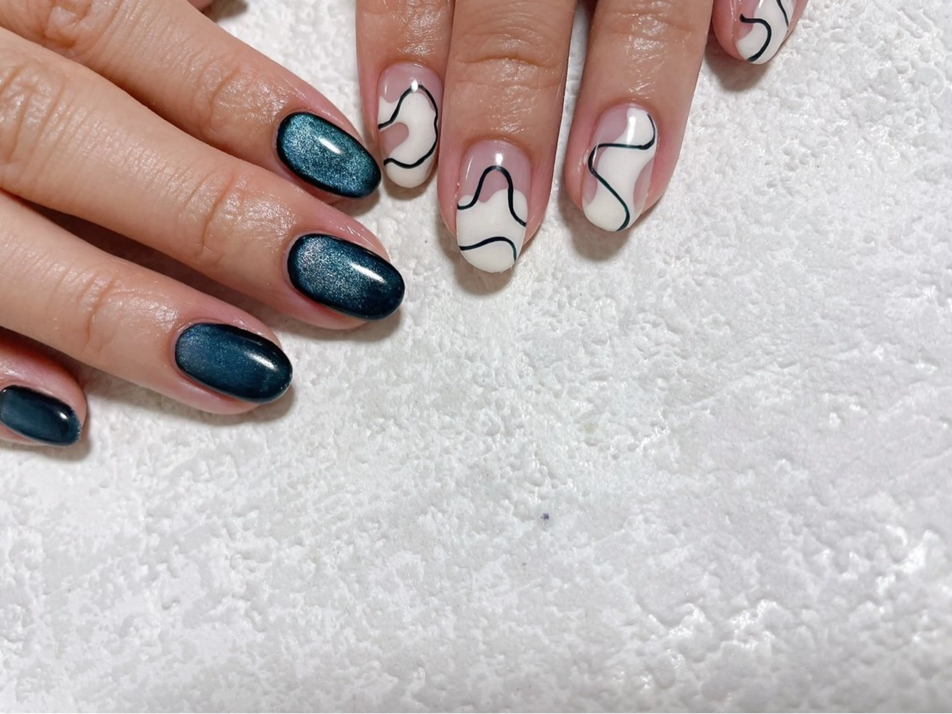 ネイル ジェルネイル メンズネイル ニュアンスネイル パラジェル 春ネイル kiki nail たまプラーザのネイルデザイン