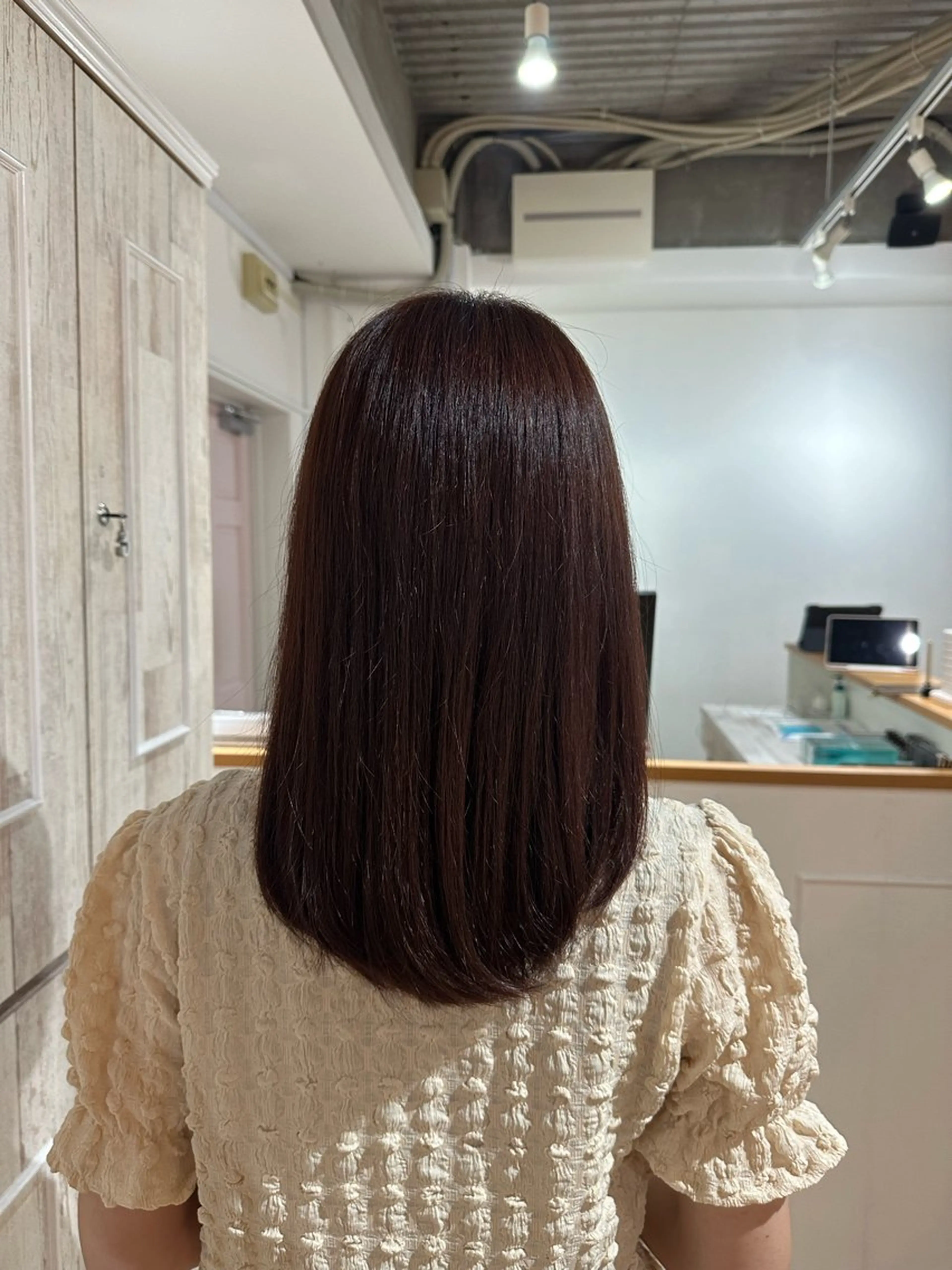 ミディアム カラー madoka/ カラーモデル🧦のヘアスタイル