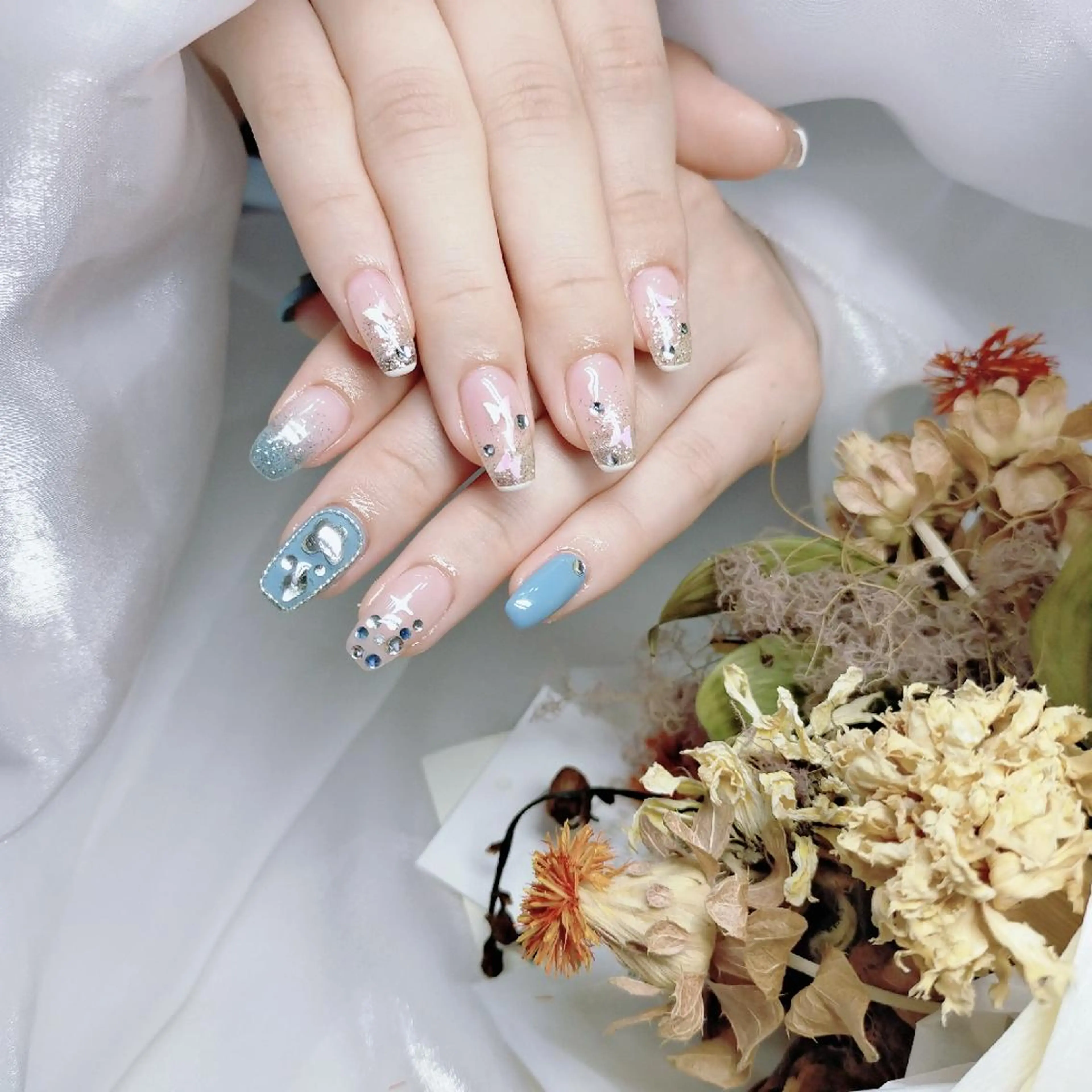 ネイル ハンドネイル 森 ネイルサロンのネイルデザイン