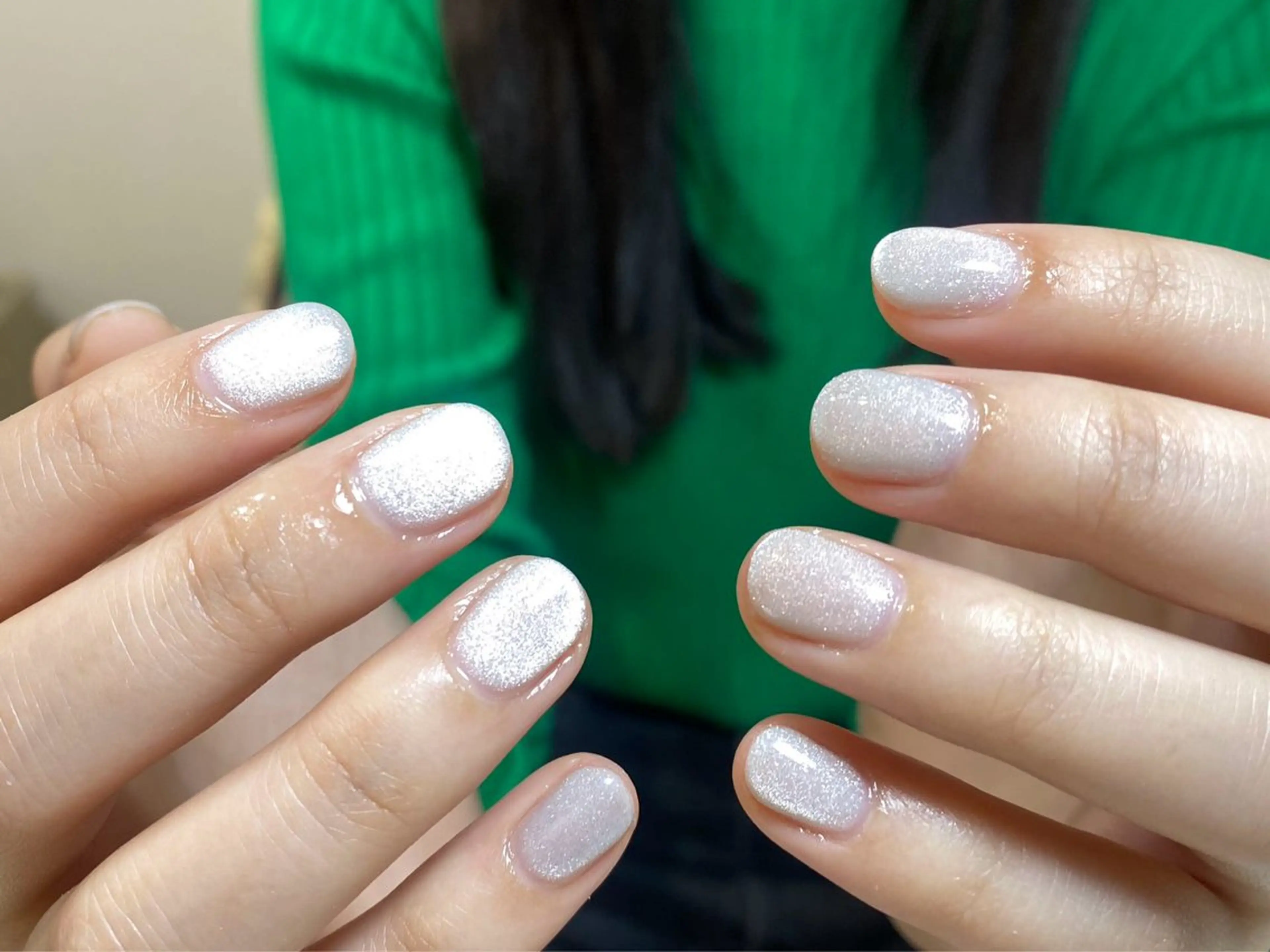 ネイル マグネットネイル Venusパラジェル 長さだし専門店のネイルデザイン