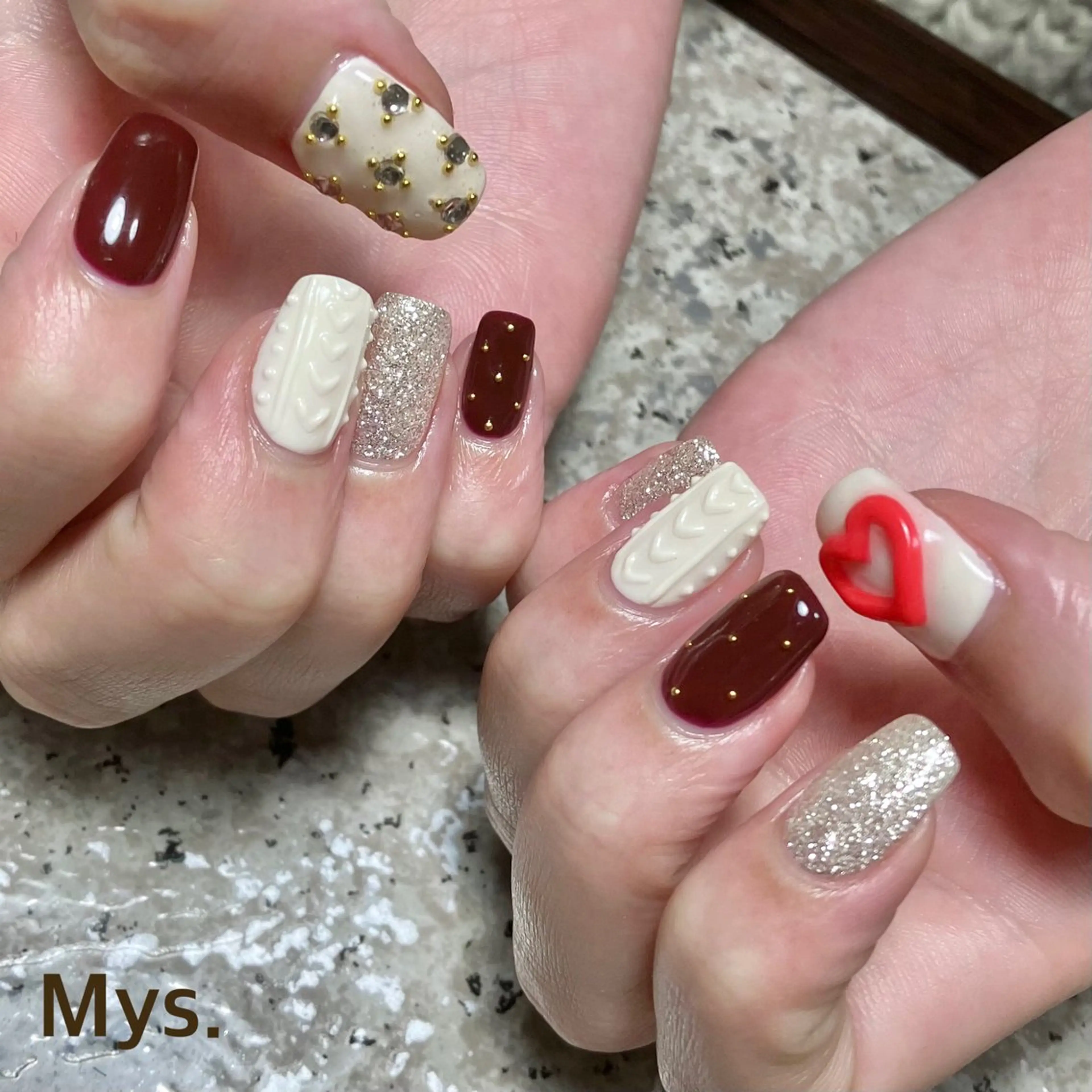 ネイル ハンドネイル Mys. 三上紗紀のネイルデザイン