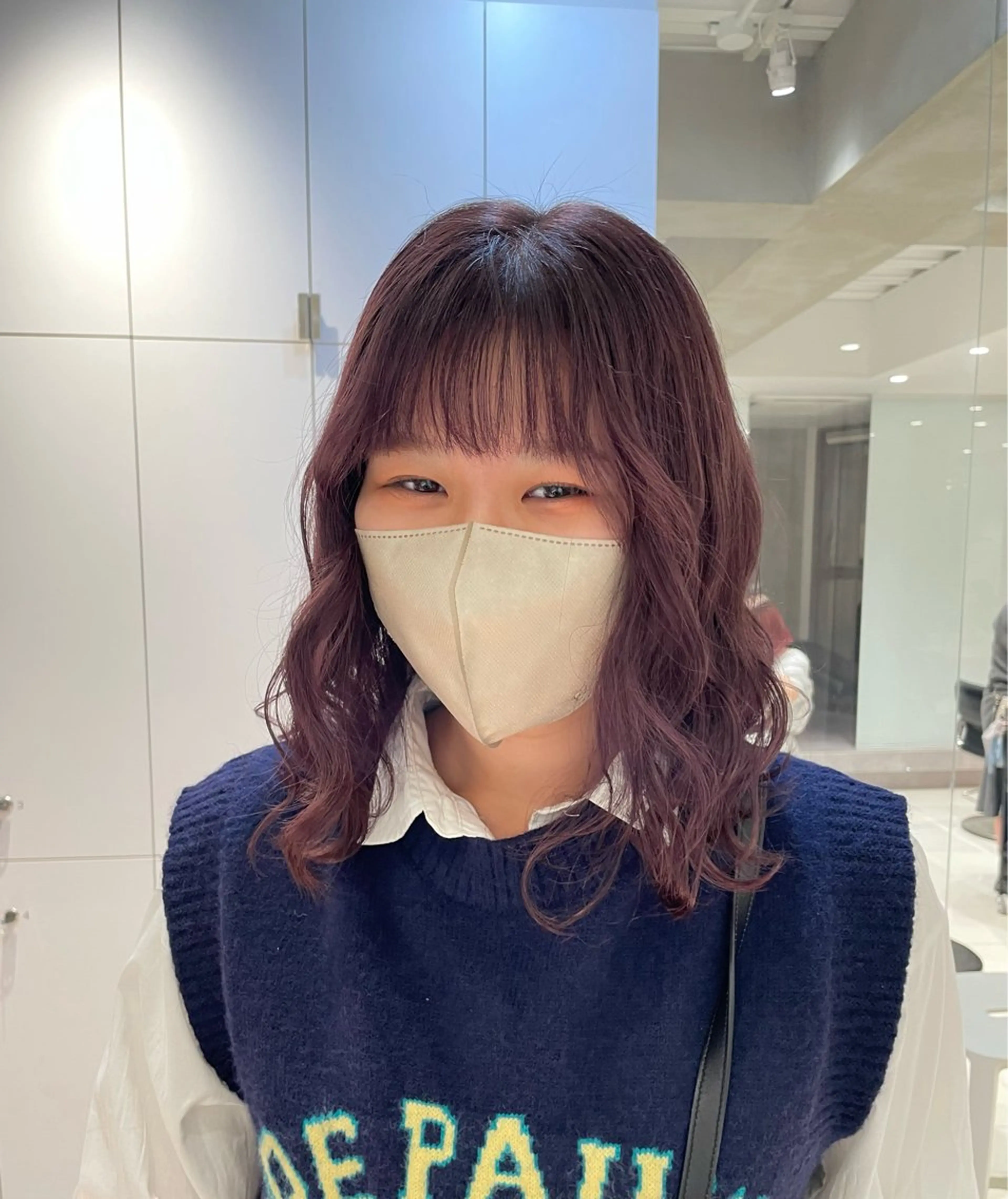 ミディアム カラー ヘアアレンジ 艶髪/レイヤーカット 🐣misakiのヘアスタイル