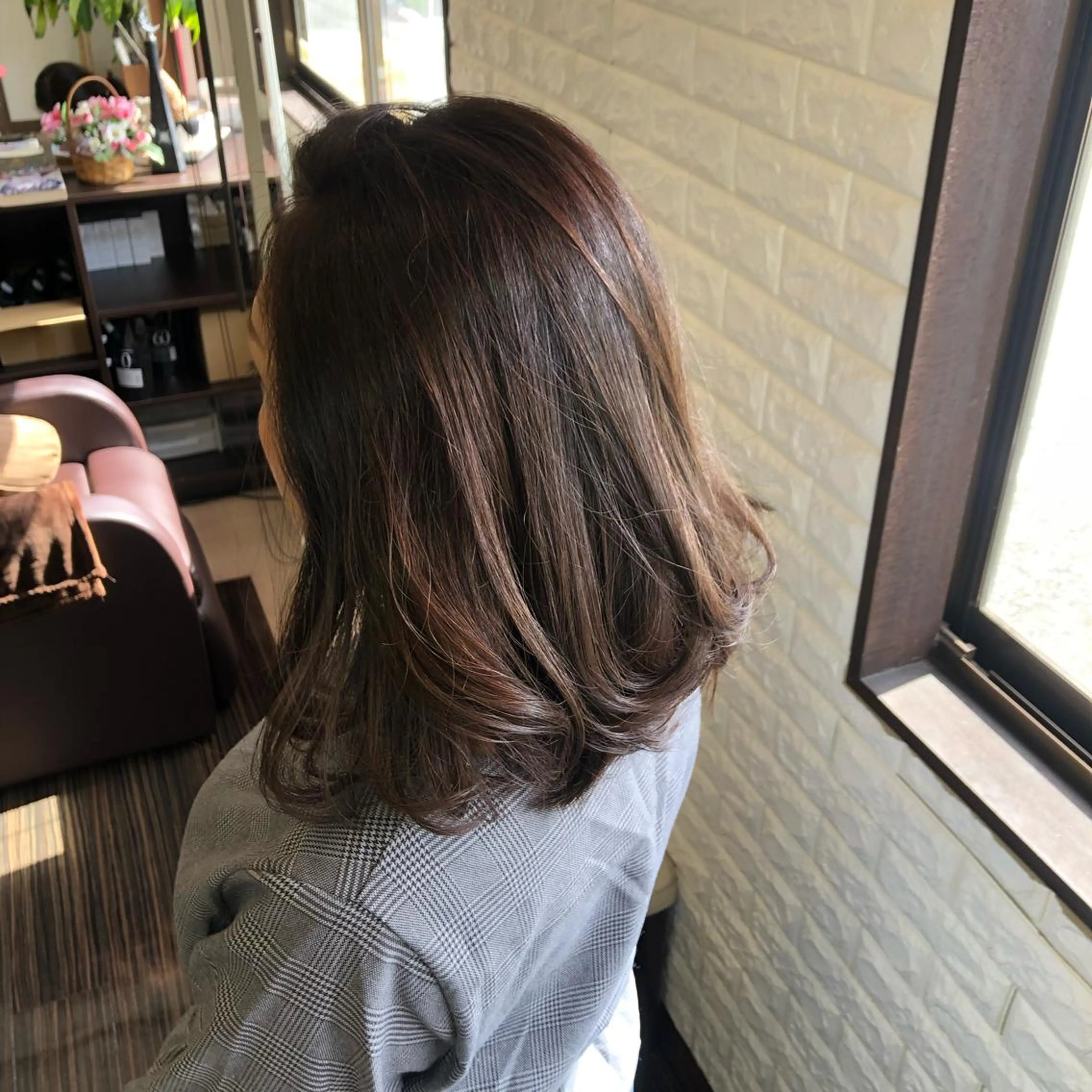 ミディアム 大島 智志のヘアスタイル