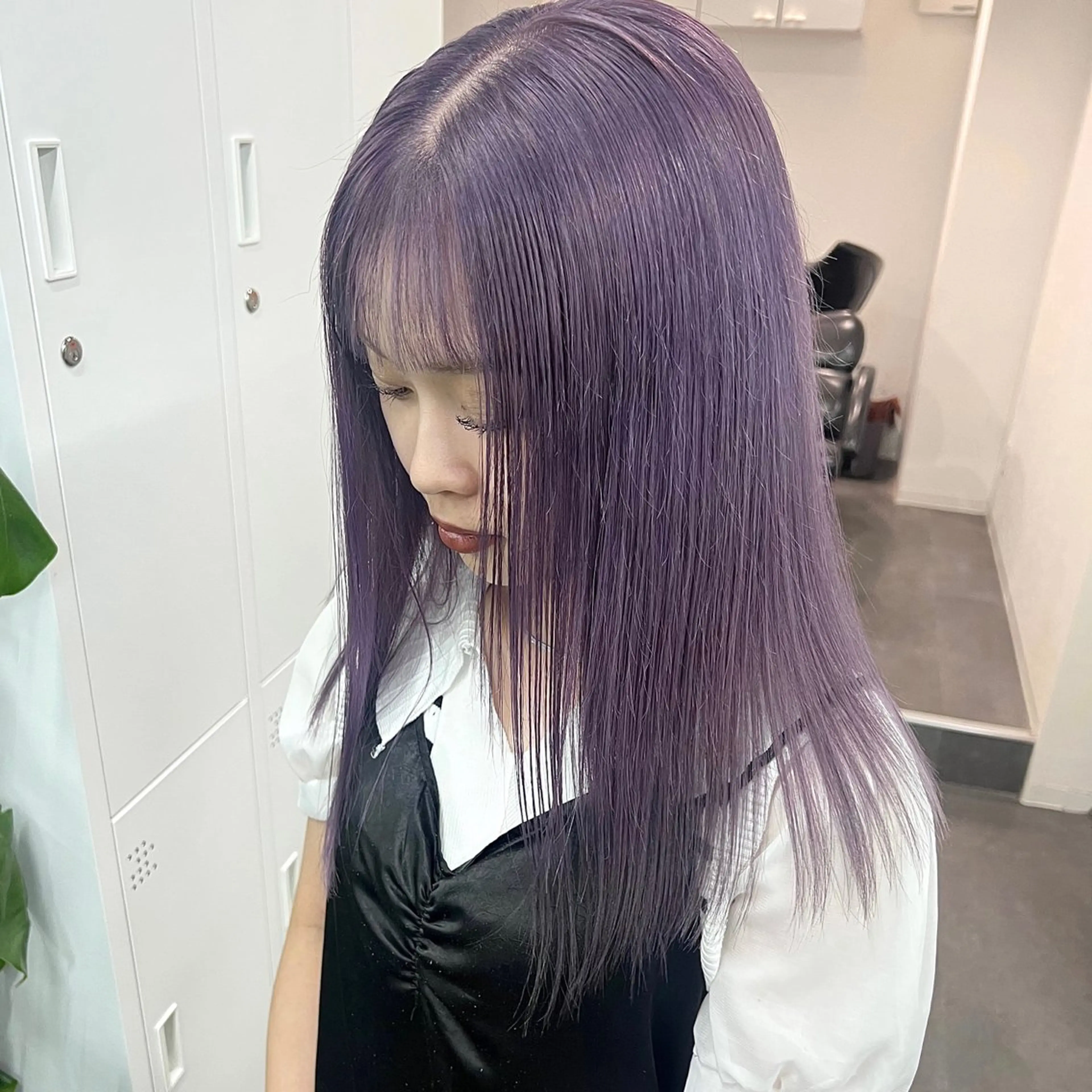 セミロング カラー ヘアカラー トリートメント 梅田/韓国ヘア/ エクステ🤖ヒナのヘアスタイル