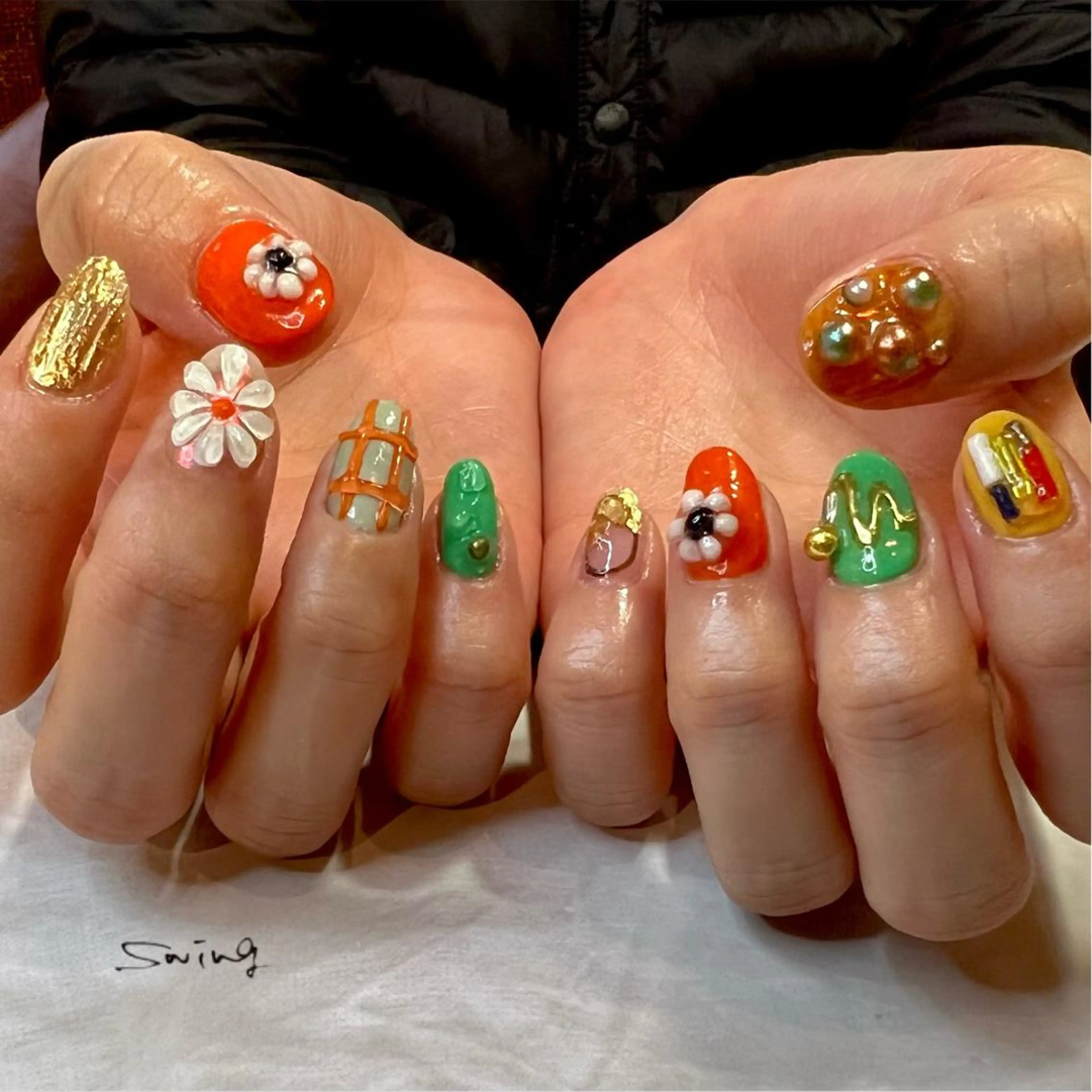 ネイル ぷっくりネイル SWING Nail Salon所属・Yoshida Takakoのネイルデザイン
