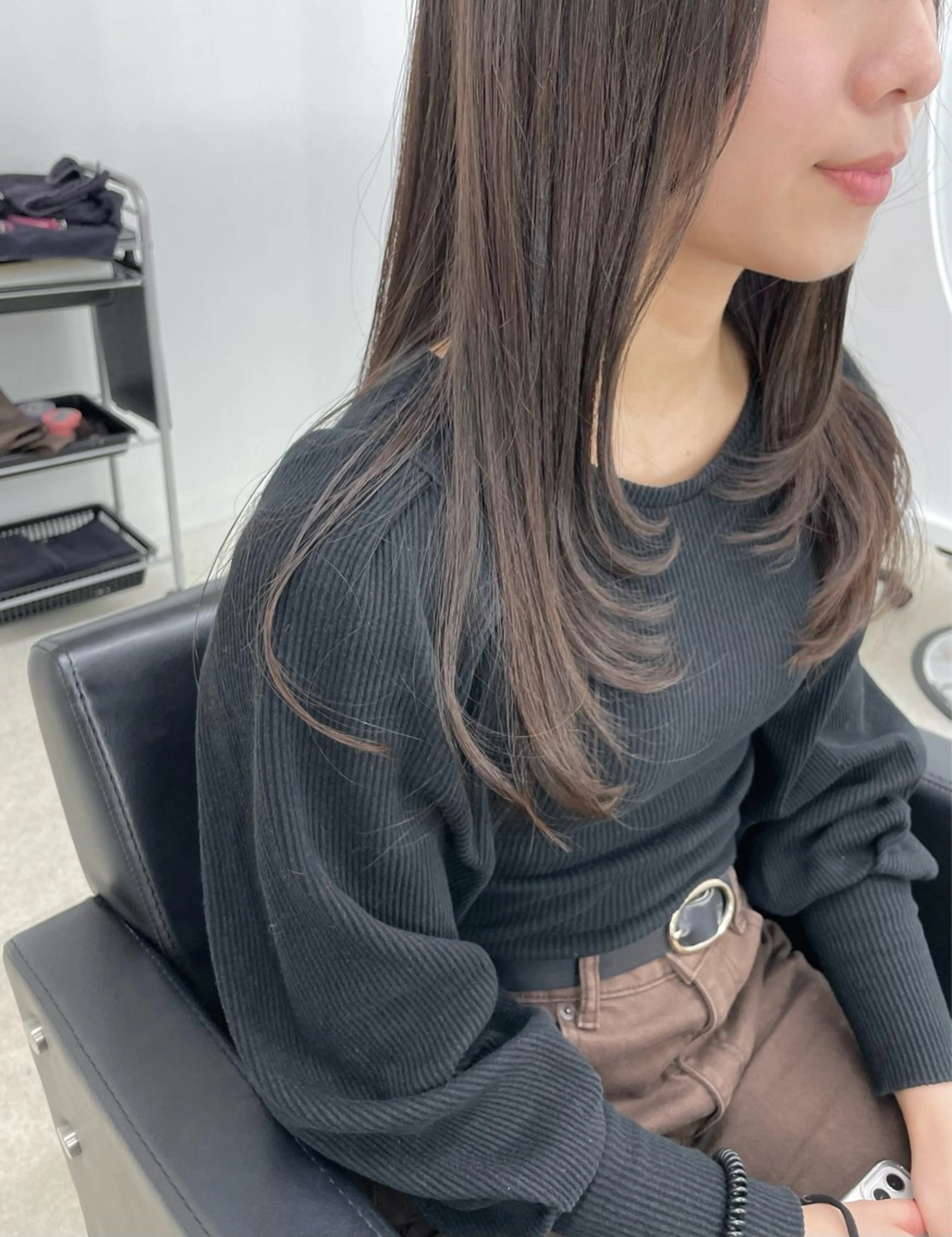 🌈🍓顔まわりカット🎀髪質改善inケアカラー🦋🌻の写真