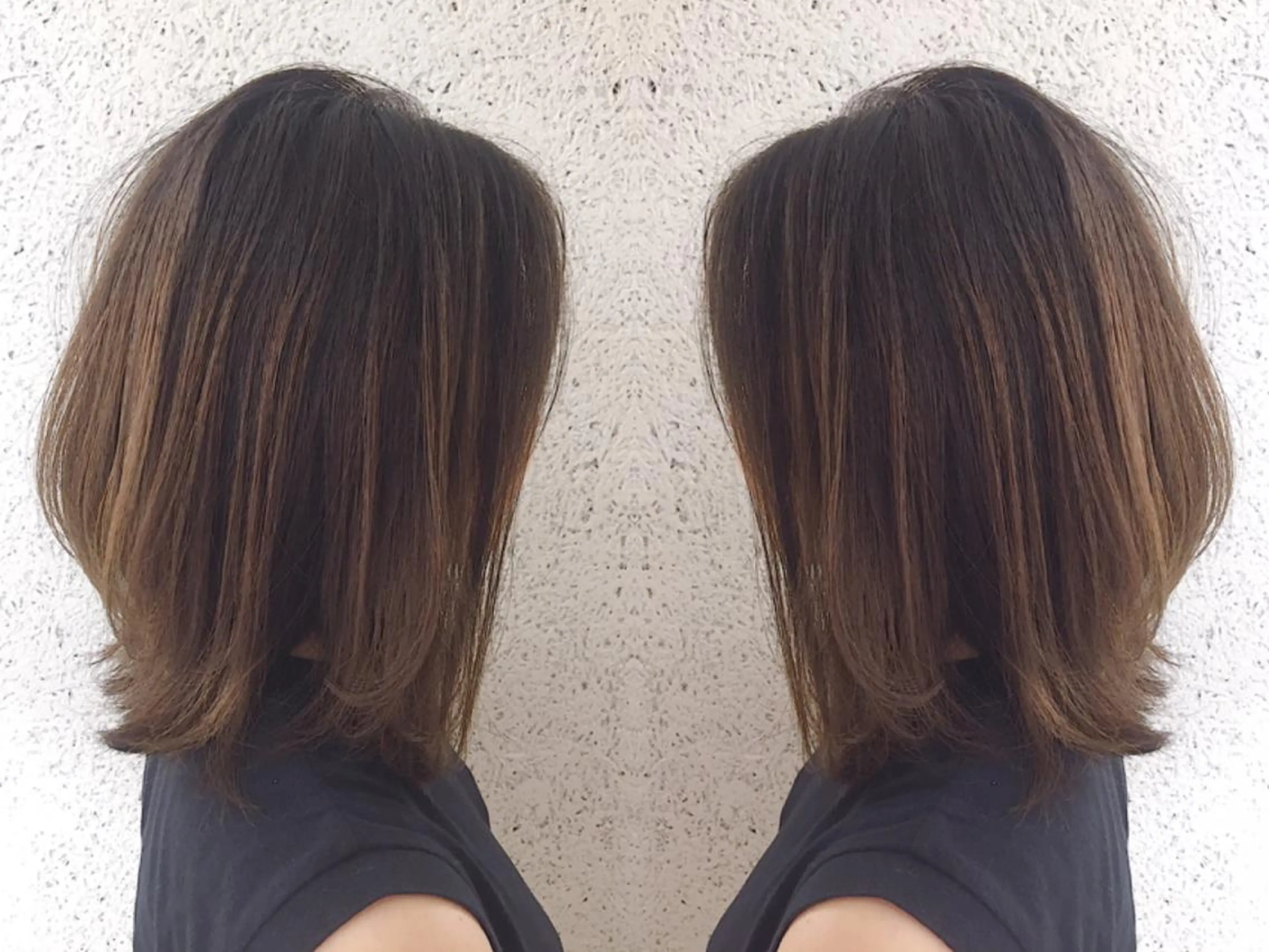 ミディアム カラー ヘアアレンジ アッシュ ブリーチ 透明感カラー グラデーションカラー ラベンダーカラー カット ヘアカラー トリートメント ヘアセット ✨ハイクオリティ✨ 山本香也のヘアスタイル