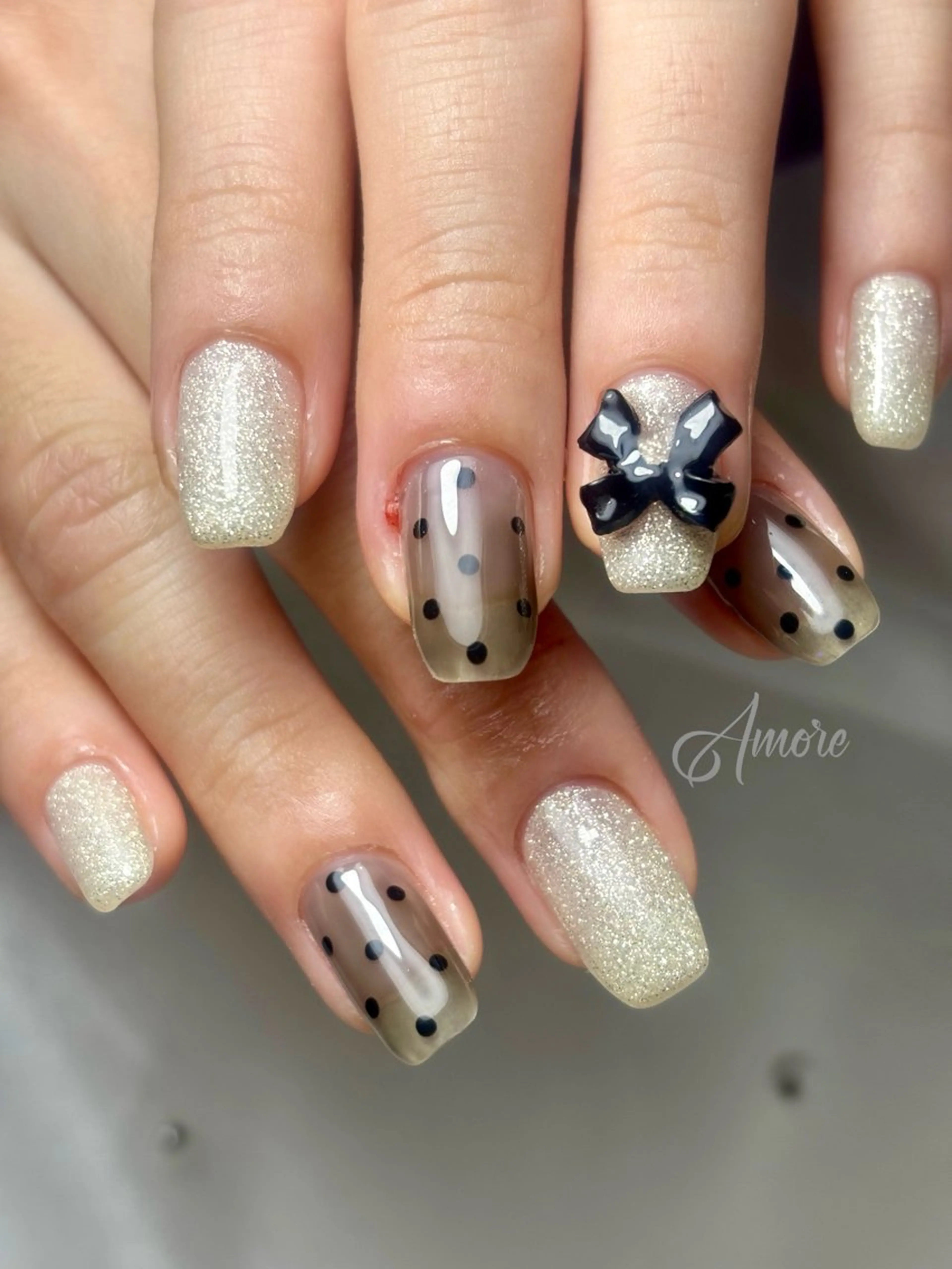 ネイル 桜ネイル ジェルネイル キラキラネイル 韓国ネイル マグネットネイル You kyehwaのネイルデザイン