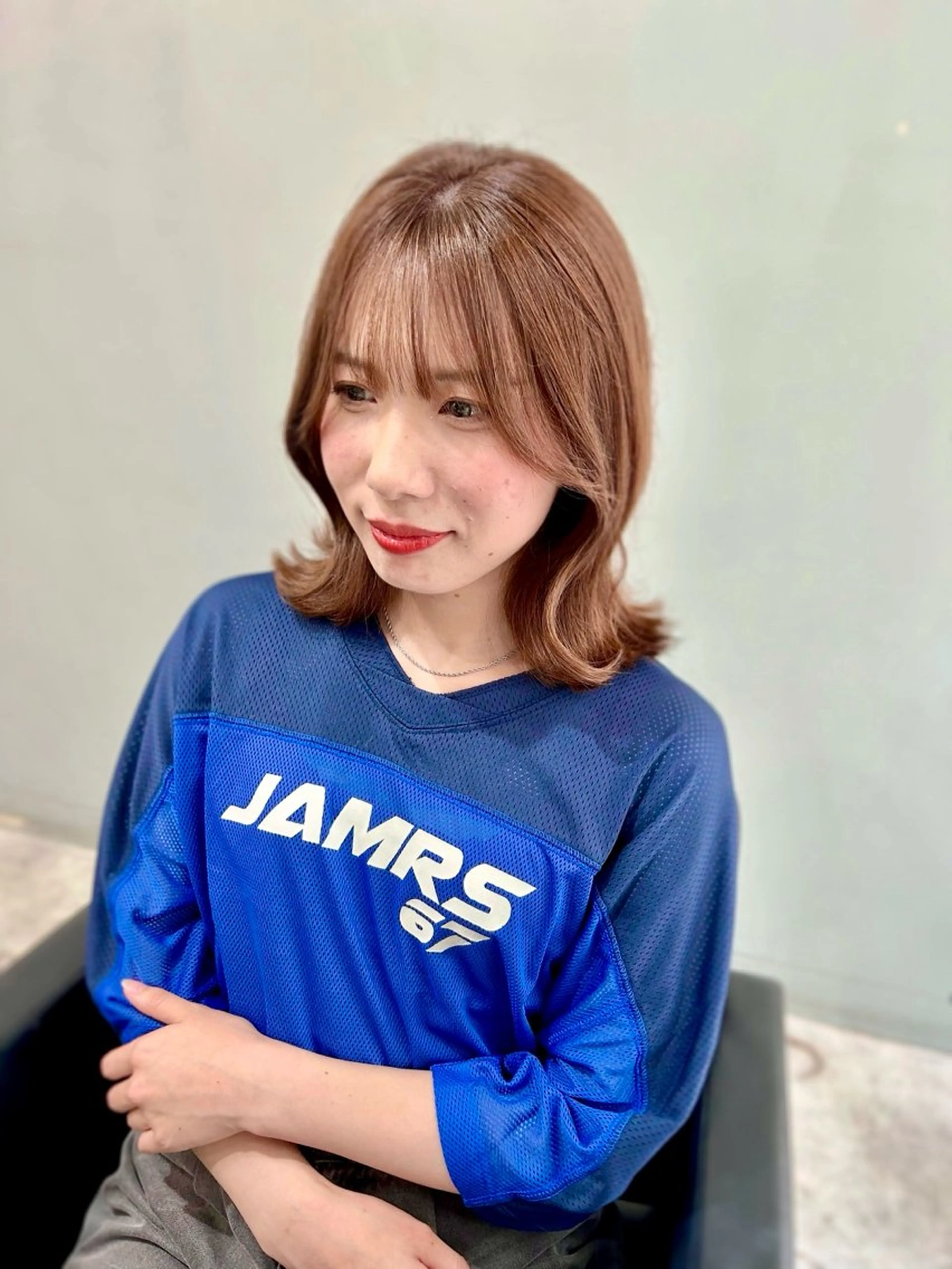 ミディアム カラー カット ヘアカラー I’ve所属・💘大人可愛く💘 Natsuki❥❥❥のヘアスタイル