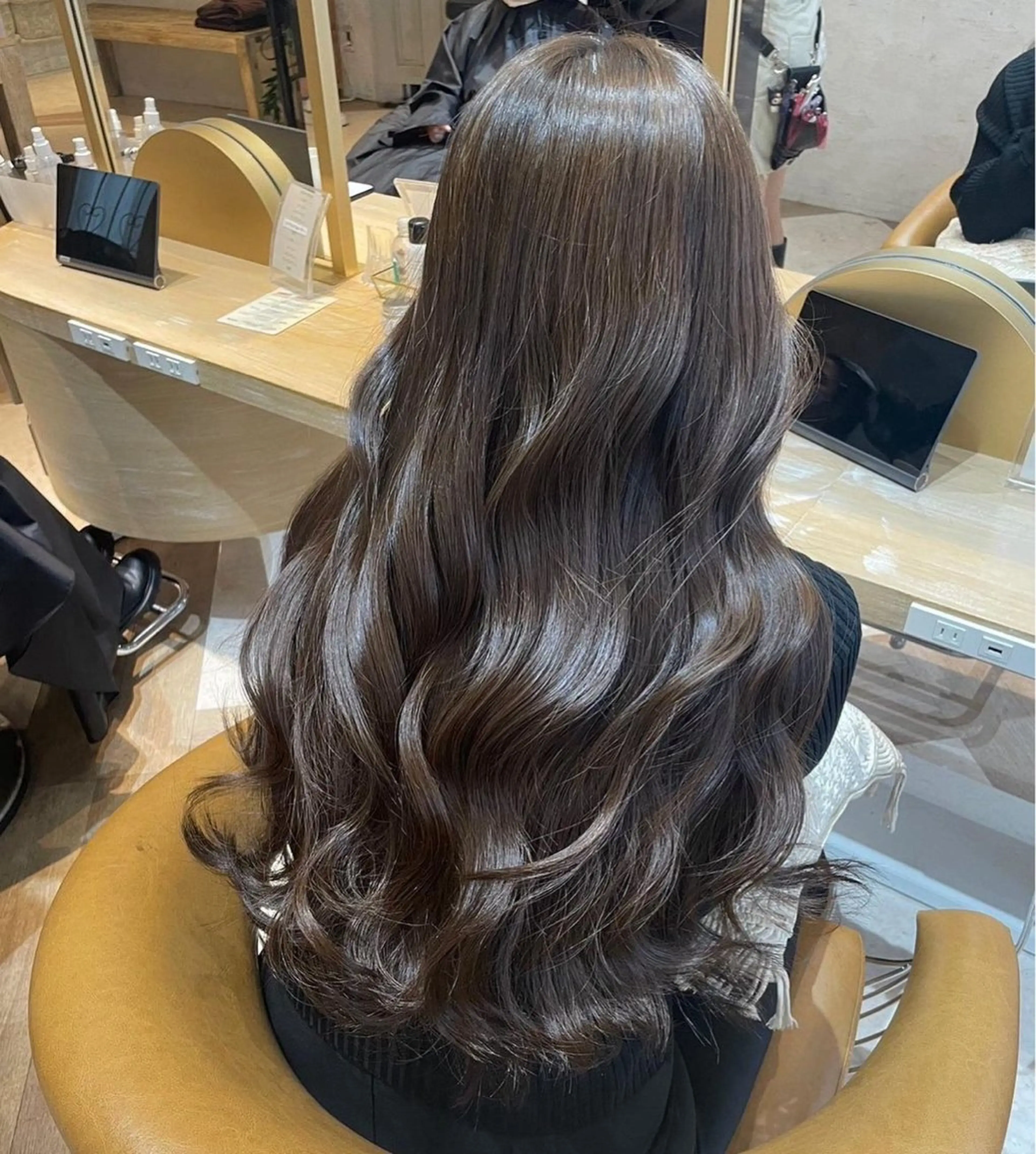 ロング カラー カット ヘアカラー トリートメント 韓国ヘア/髪質改善 /Harunaのヘアスタイル