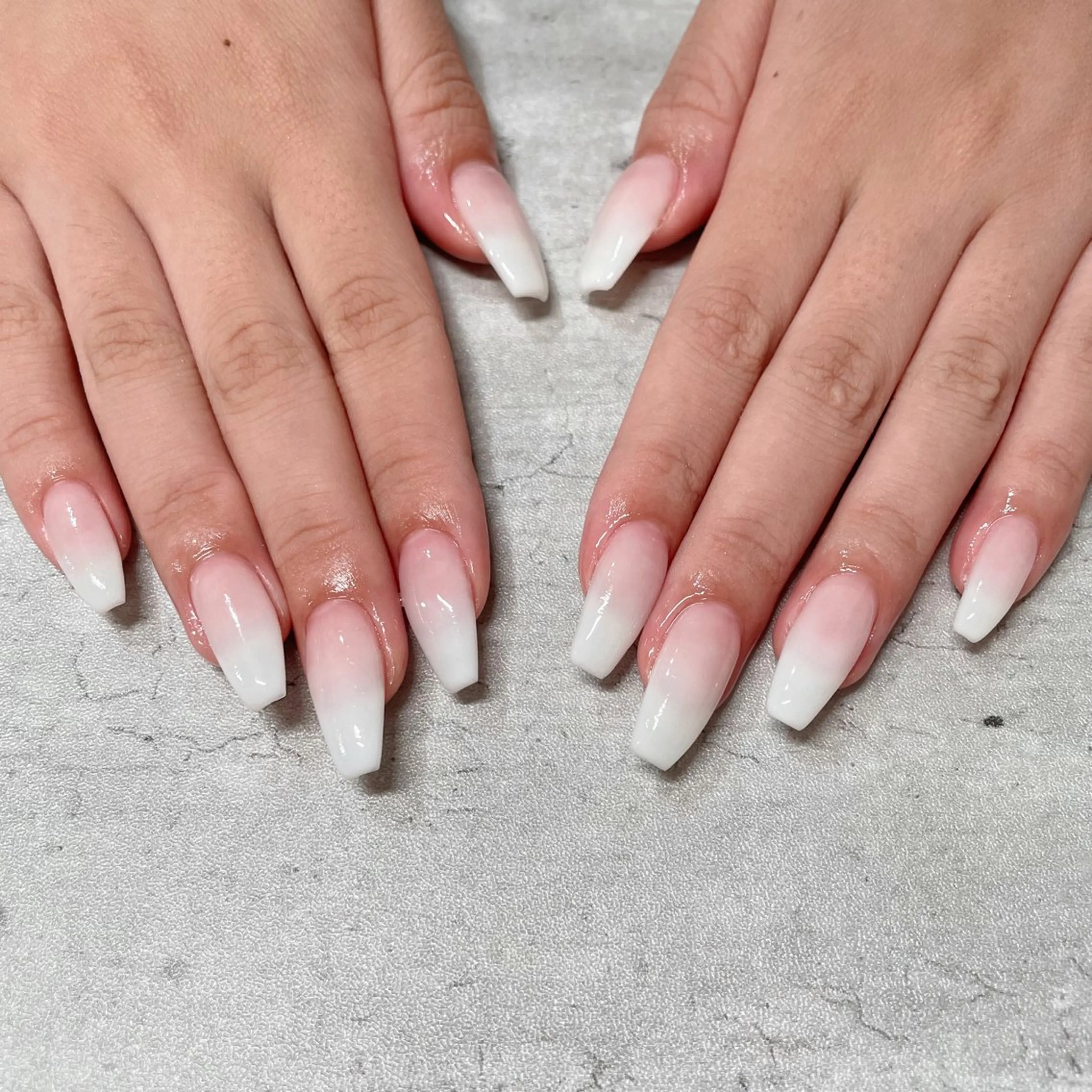 ネイル 長さ出し グラデーション seri joieangeのネイルデザイン