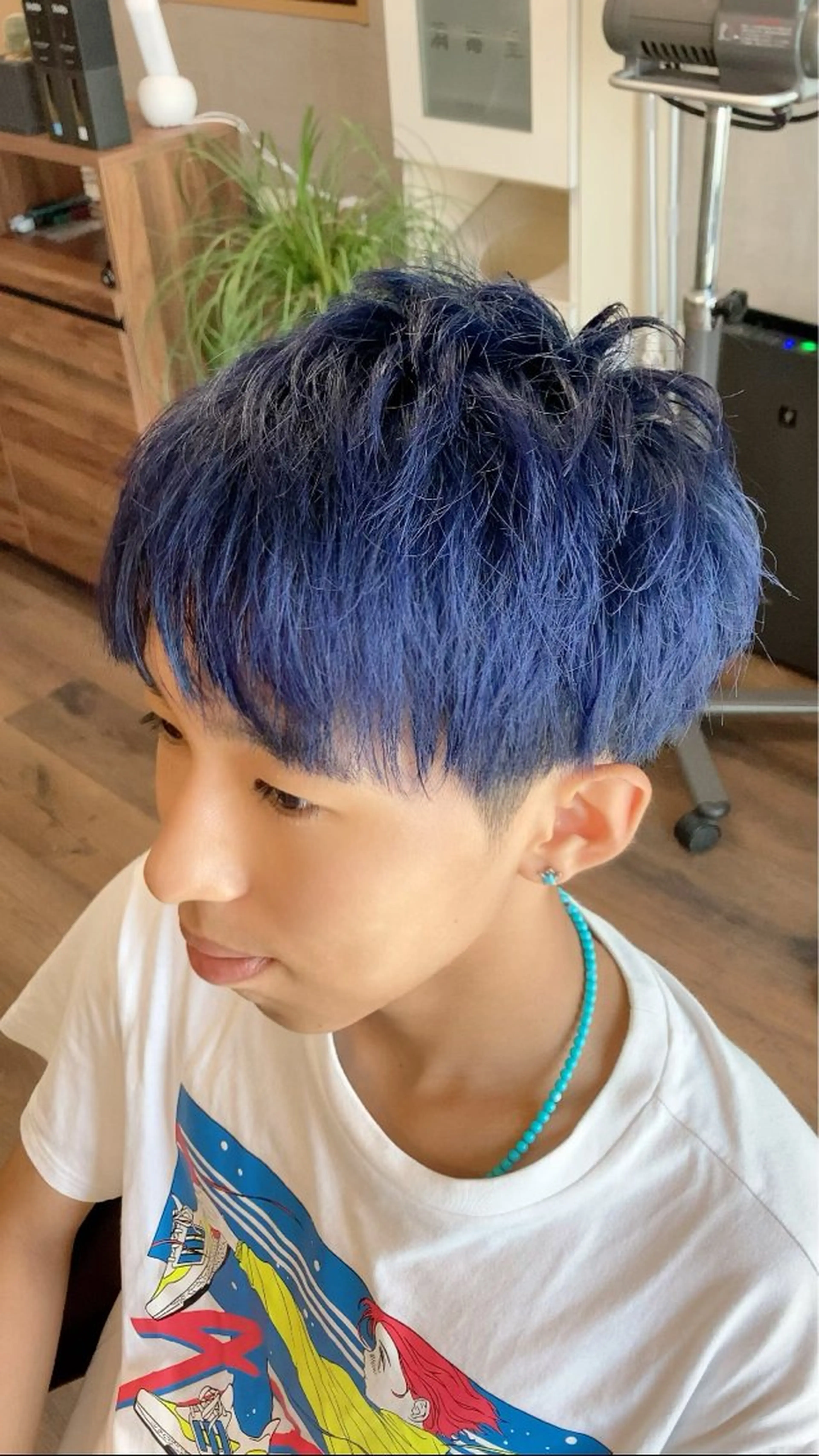 ショート メンズ メンズブリーチ ヘアカラー AUTHENTIC private mens hair salon所属・完全個室マンツーマン メンズサロン草野貴樹のヘアスタイル